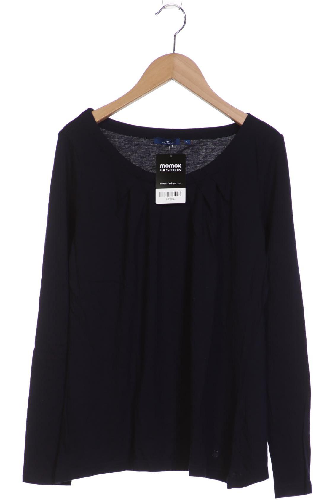 

Tom Tailor Damen Langarmshirt, marineblau