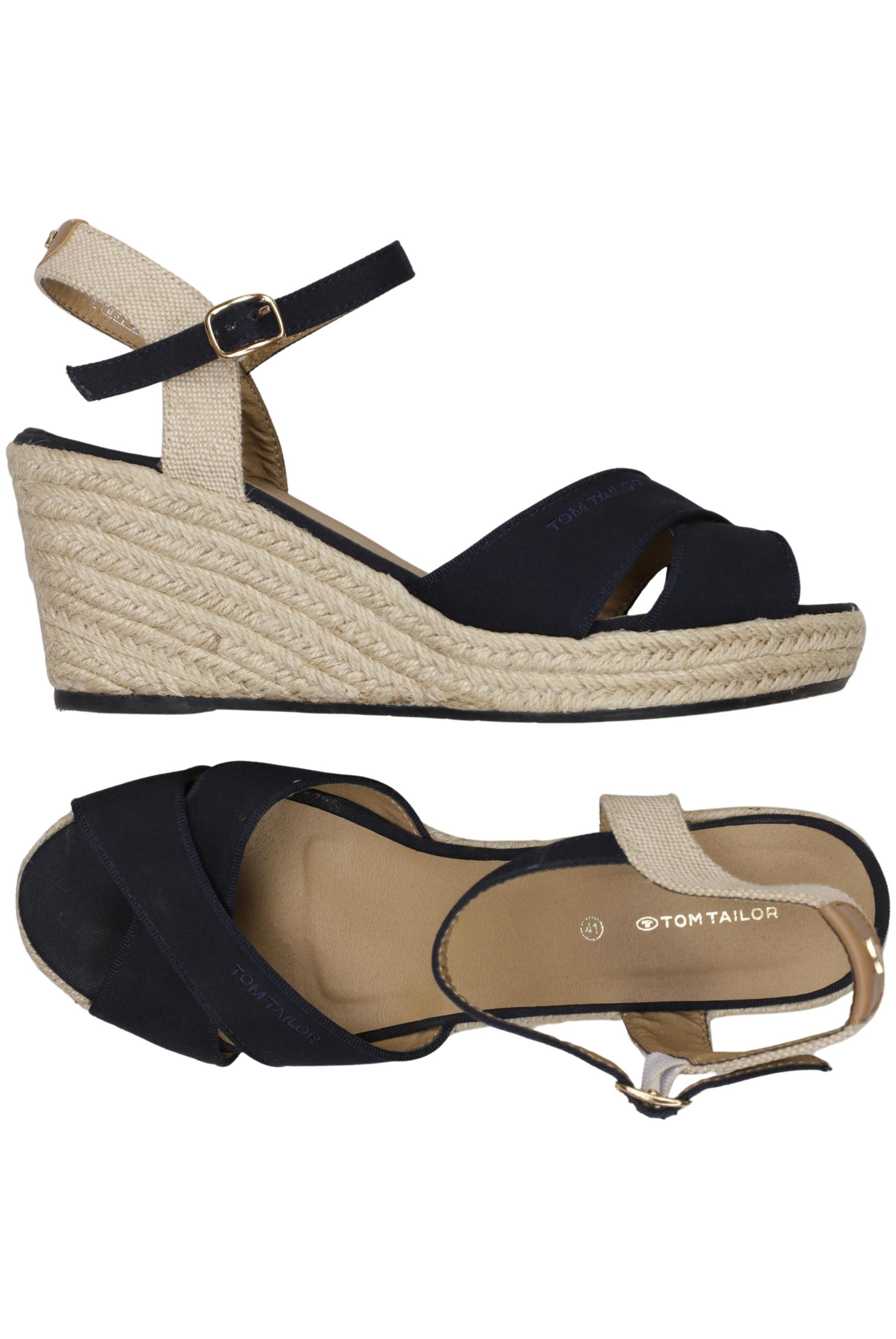 

Tom Tailor Damen Sandale, marineblau, Gr. 41