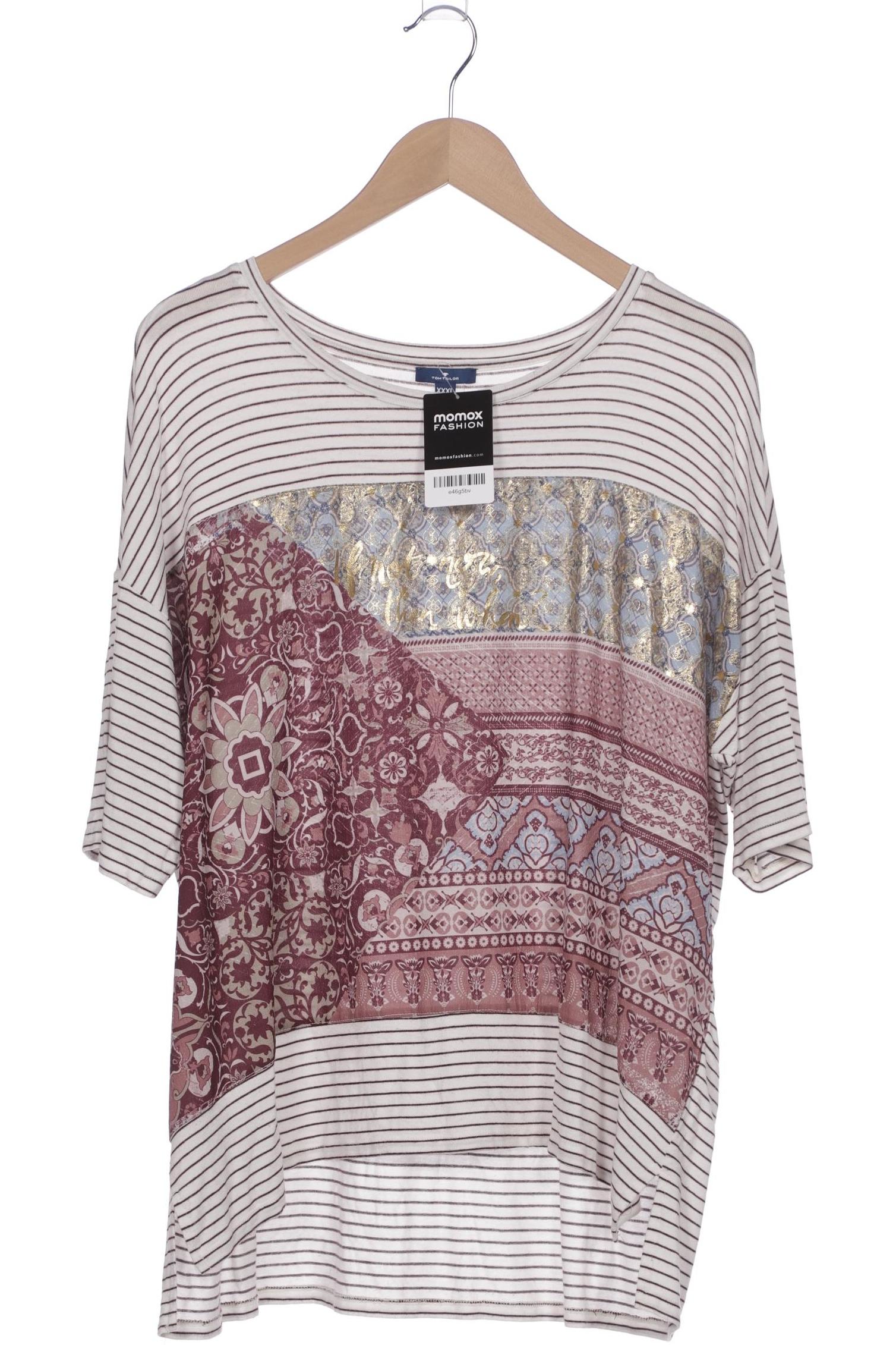 

Tom Tailor Damen T-Shirt, weiß, Gr. 48