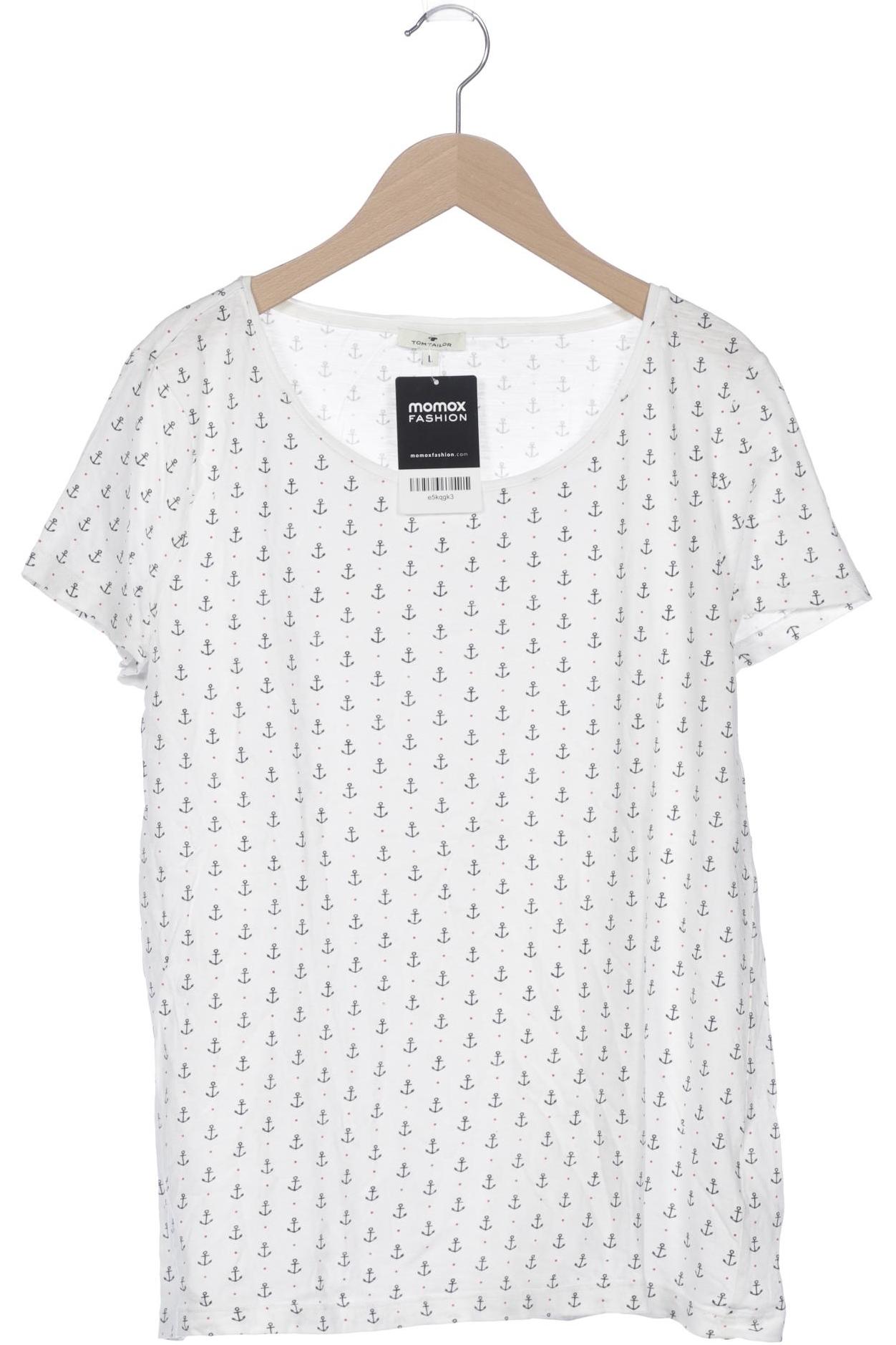 

Tom Tailor Damen T-Shirt, weiß, Gr. 42