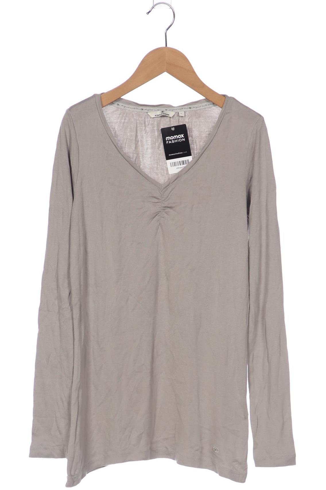 

Tom Tailor Damen Langarmshirt, grau, Gr. 42