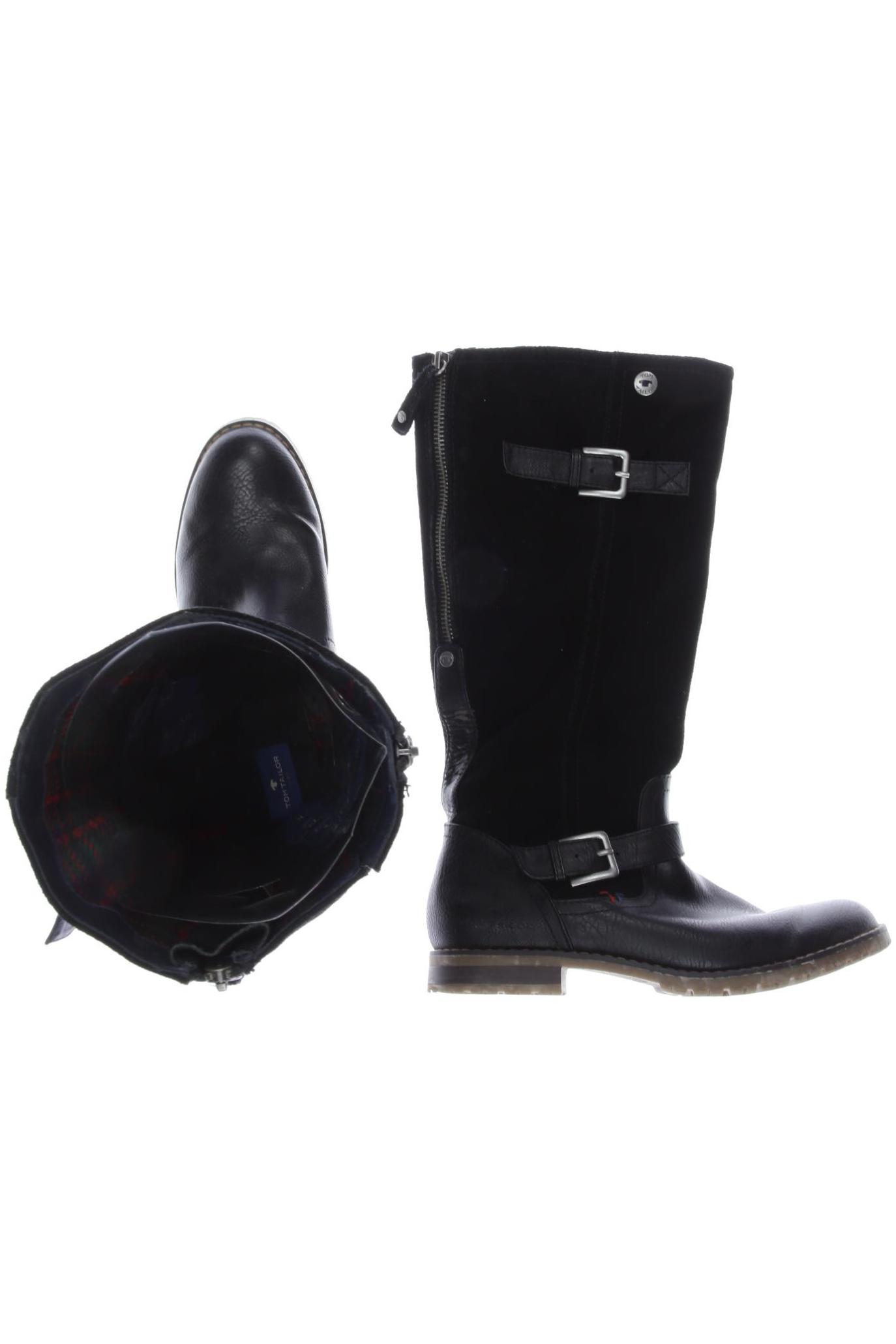 

Tom Tailor Damen Stiefel, schwarz, Gr. 38