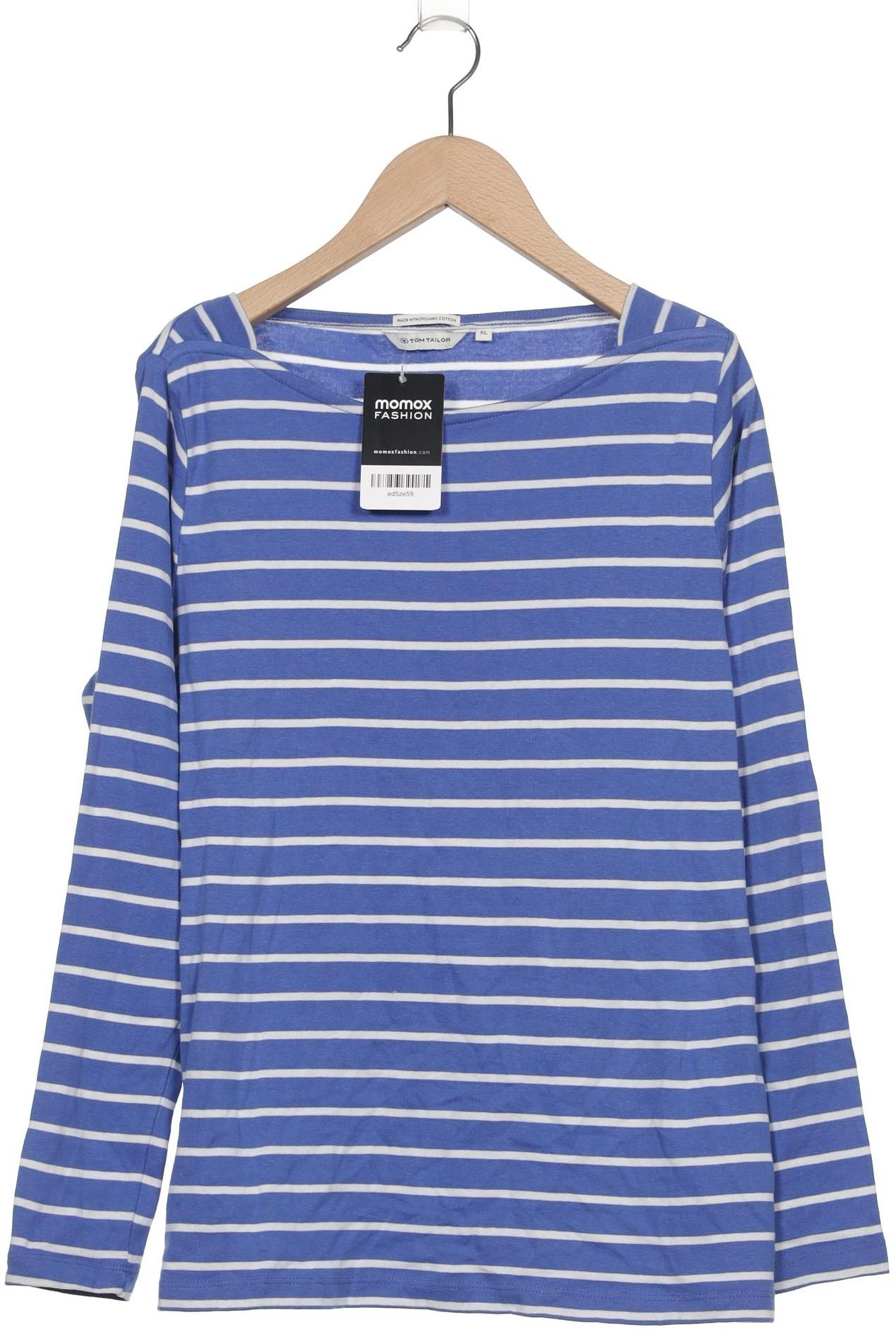 

Tom Tailor Damen Langarmshirt, blau, Gr. 44