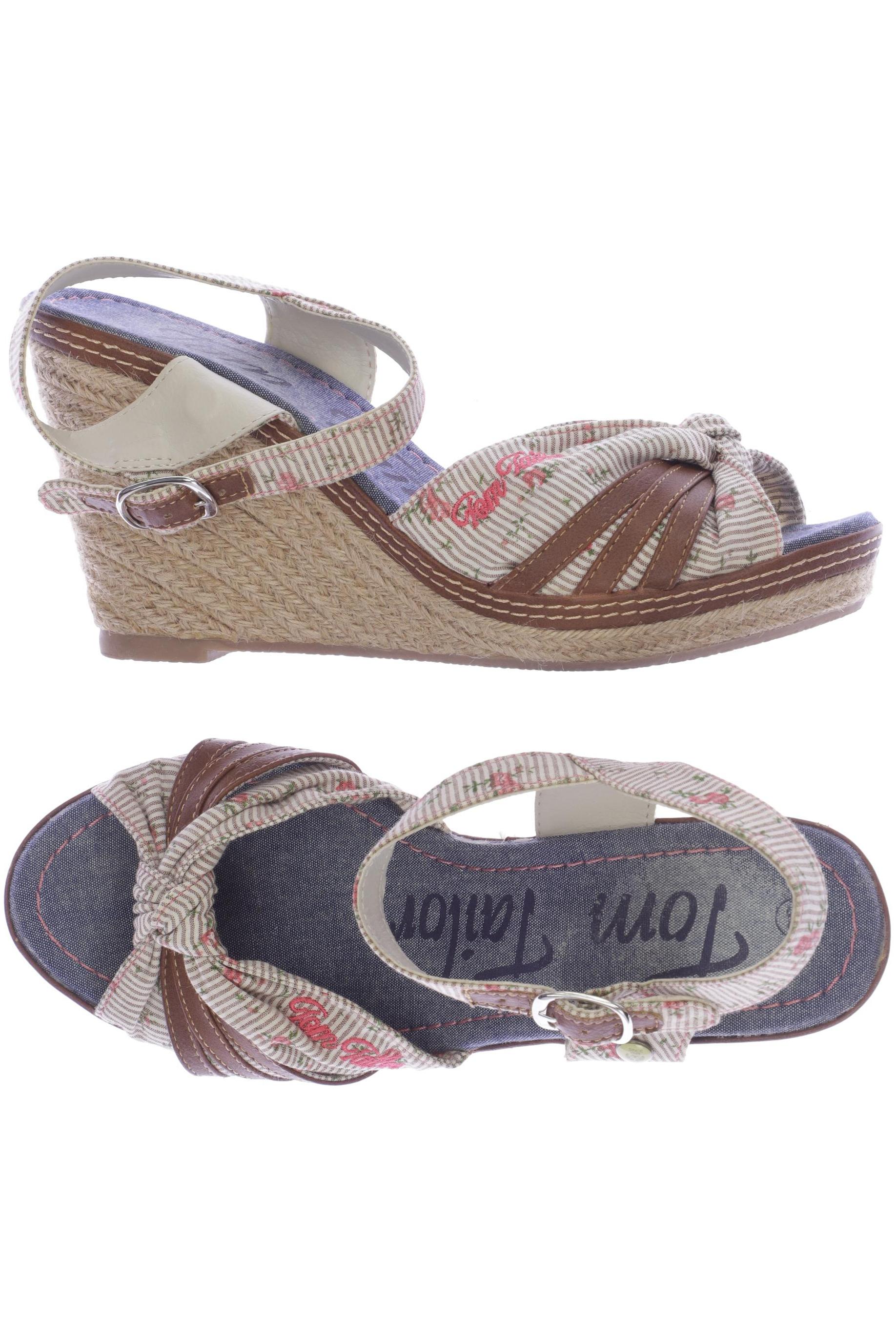 

Tom Tailor Damen Sandale, beige