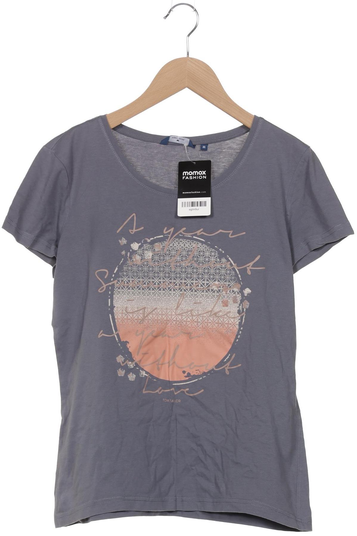 

Tom Tailor Damen T-Shirt, grau, Gr. 38