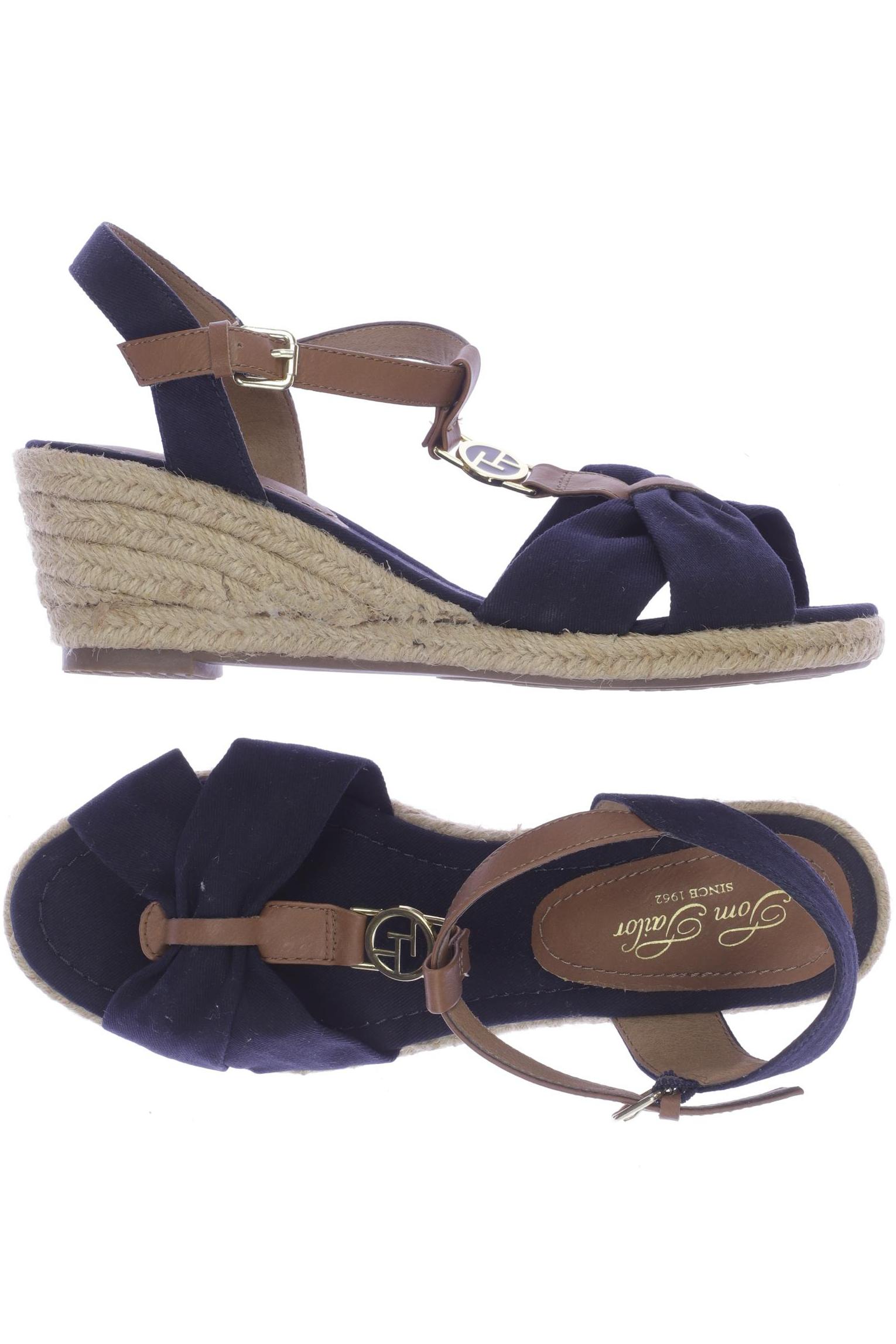 

Tom Tailor Damen Sandale, marineblau, Gr. 39