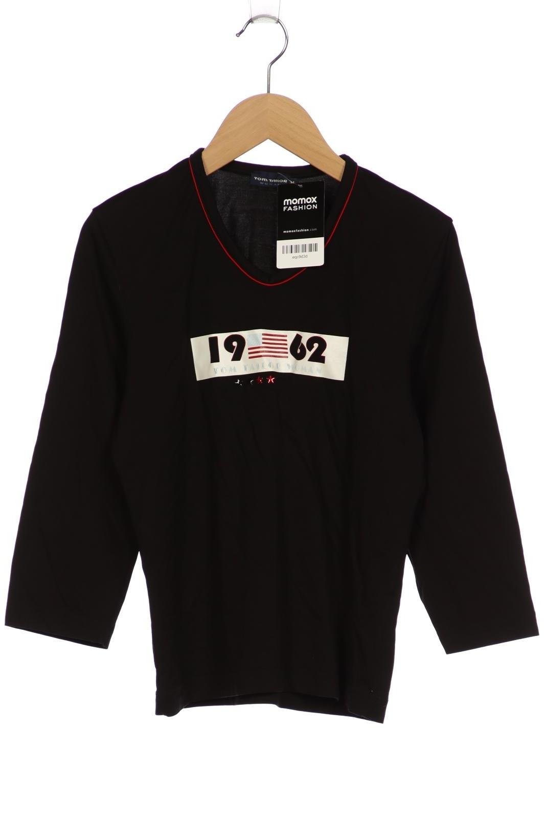 

Tom Tailor Damen Langarmshirt, schwarz, Gr. 38
