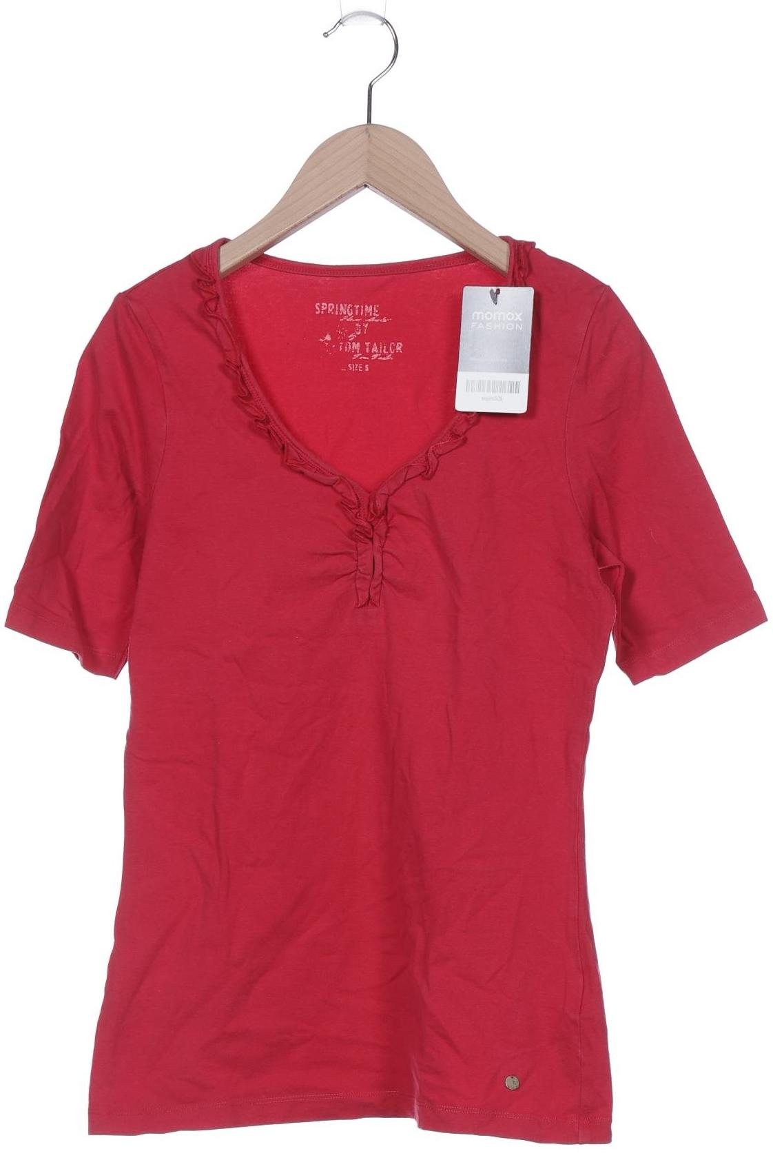 

Tom Tailor Damen T-Shirt, rot, Gr. 36