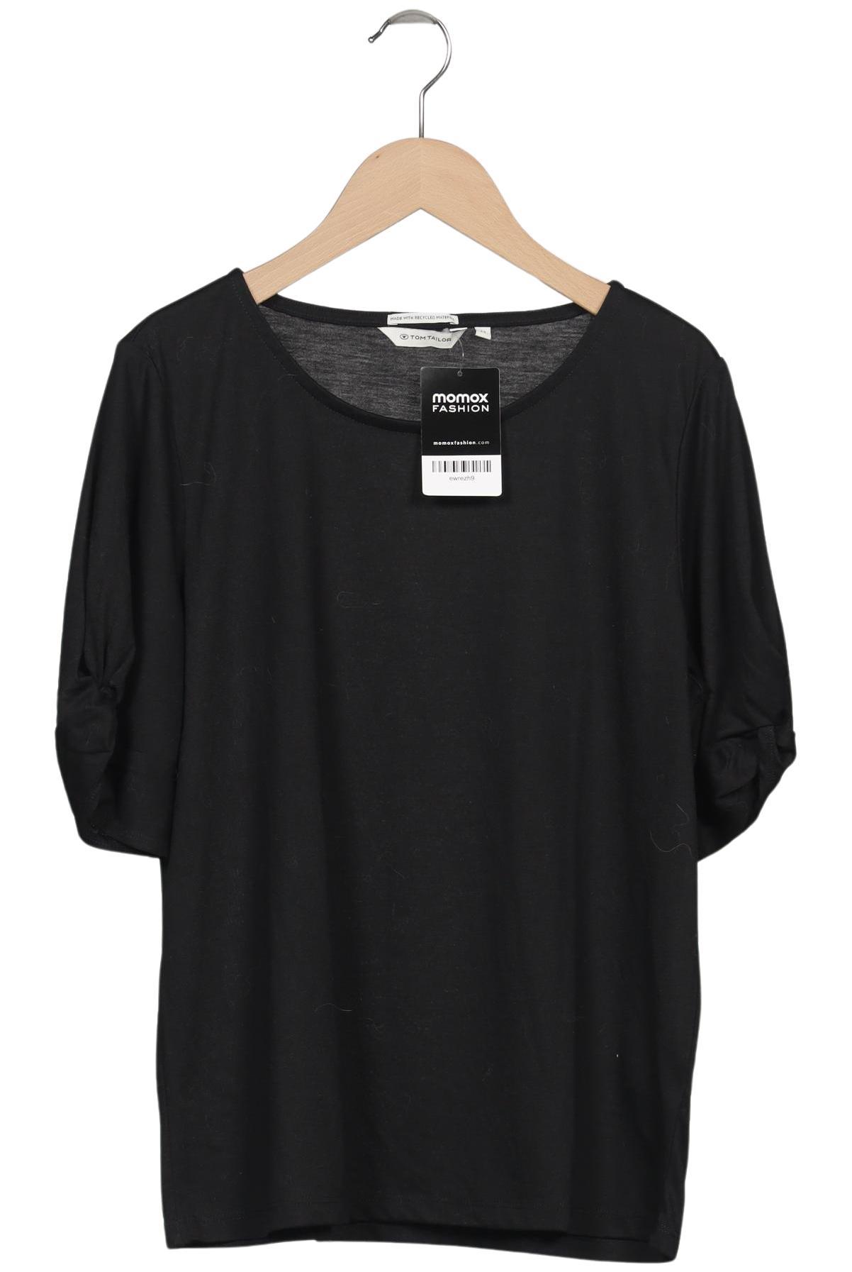 

Tom Tailor Damen T-Shirt, schwarz, Gr. 38