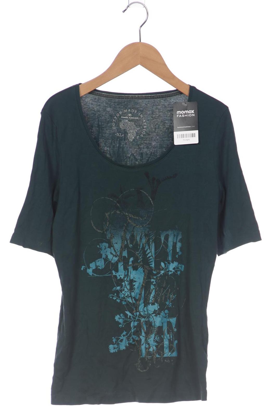 

Tom Tailor Damen T-Shirt, grün, Gr. 44