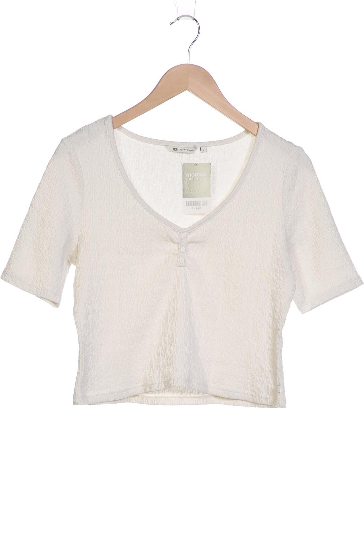 

Tom Tailor Damen T-Shirt, cremeweiß, Gr. 42