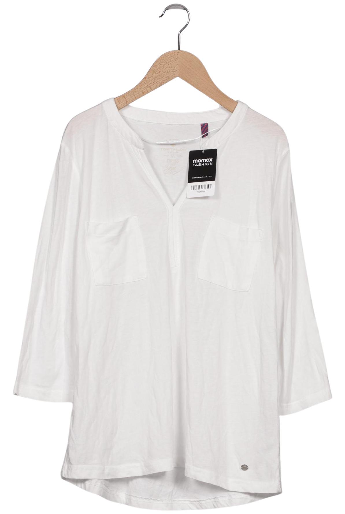 

Tom Tailor Damen Langarmshirt, weiß, Gr. 38