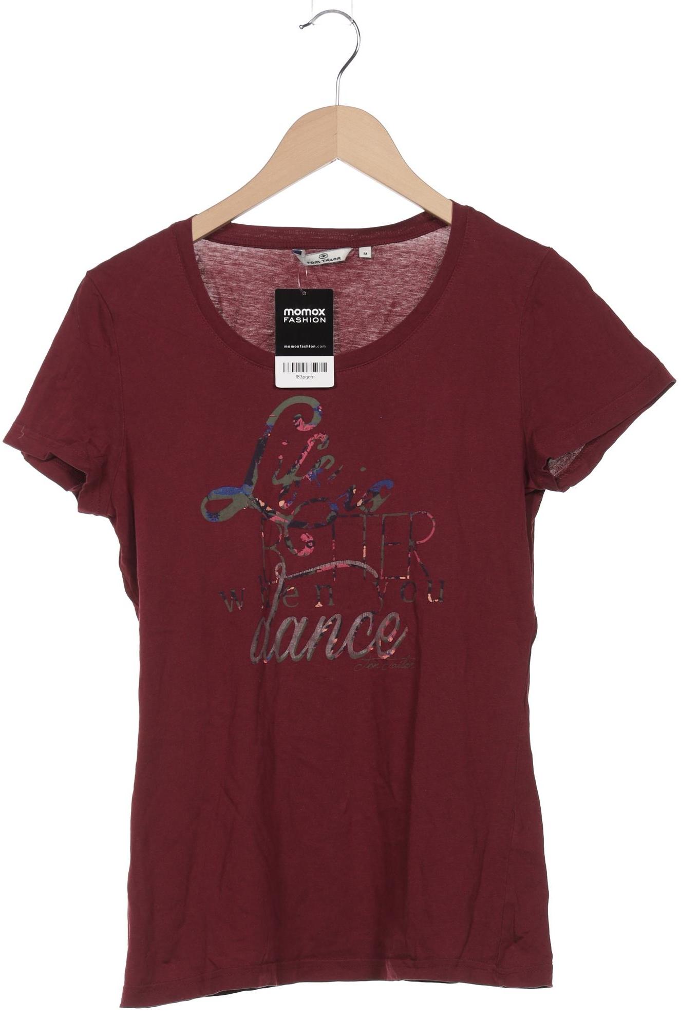 

Tom Tailor Damen T-Shirt, bordeaux, Gr. 38