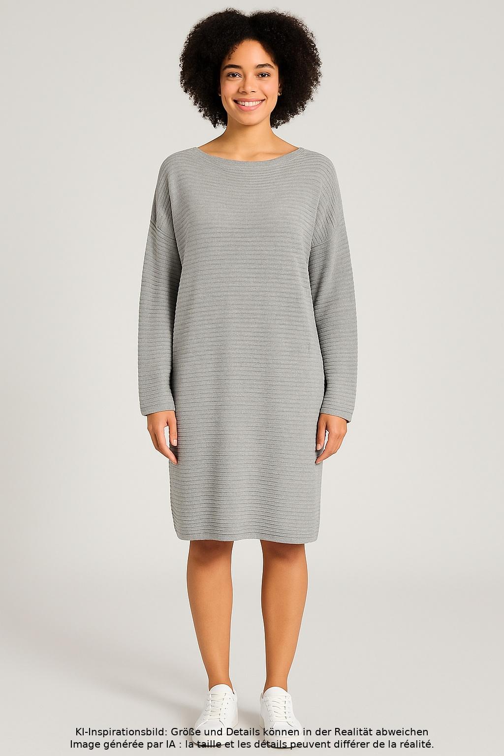 

Tom Tailor Damen Kleid, grau, Gr. 38