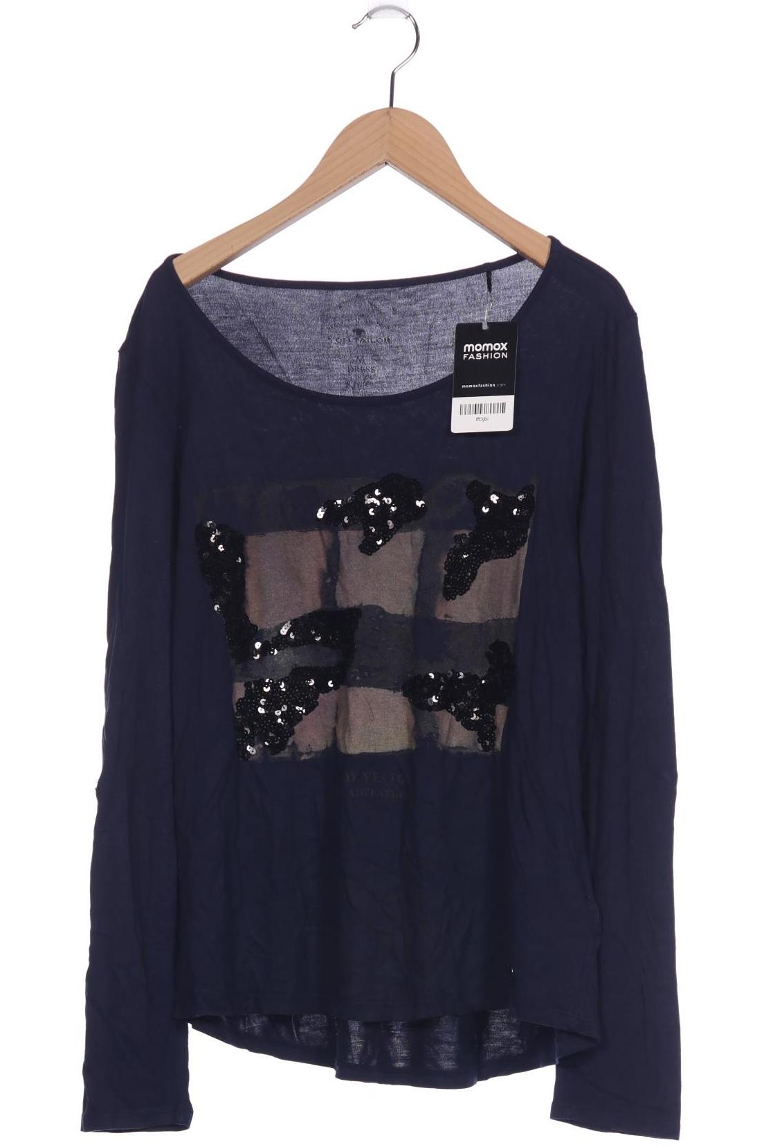 

Tom Tailor Damen Langarmshirt, marineblau, Gr. 38