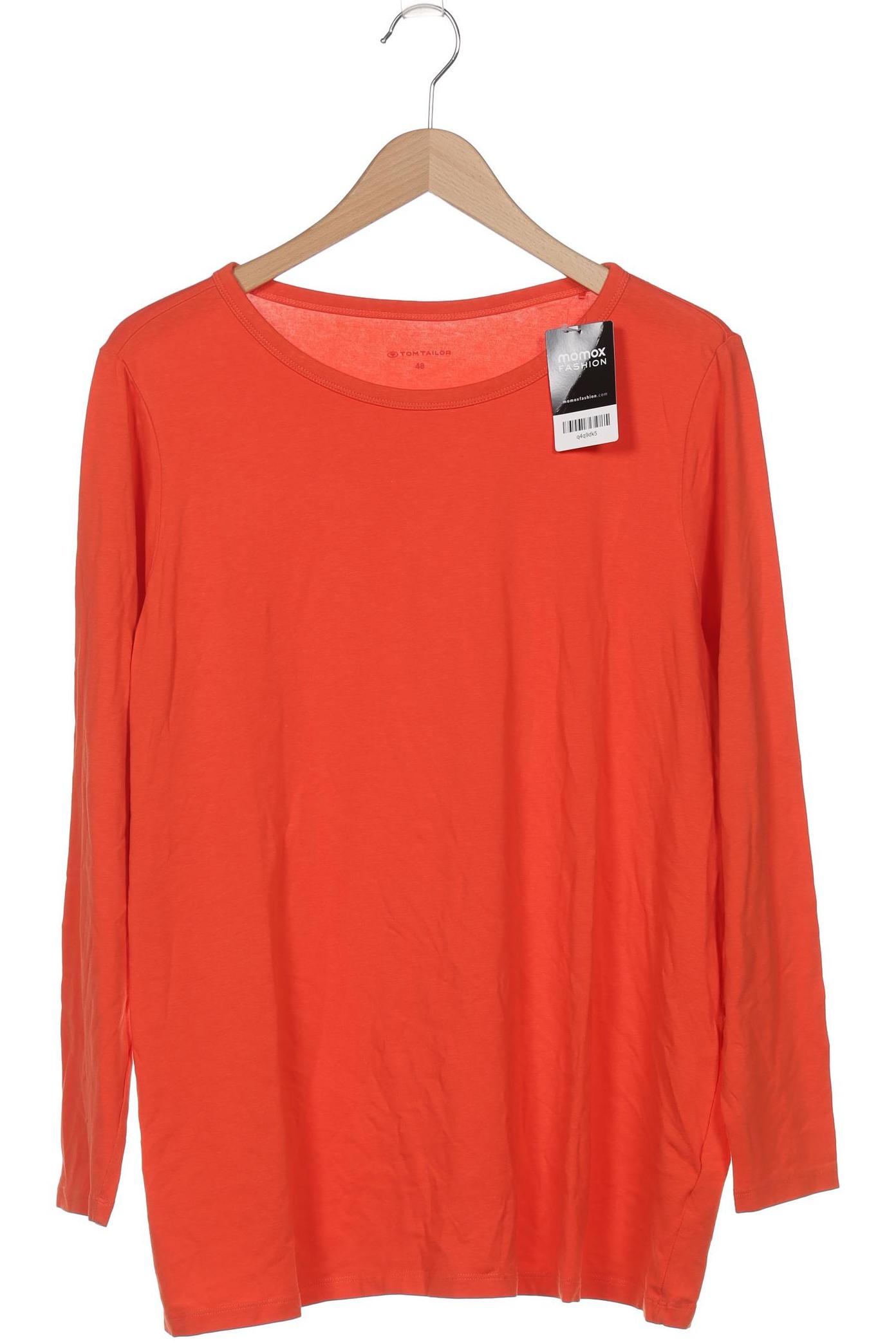 

Tom Tailor Damen Langarmshirt, orange, Gr. 48