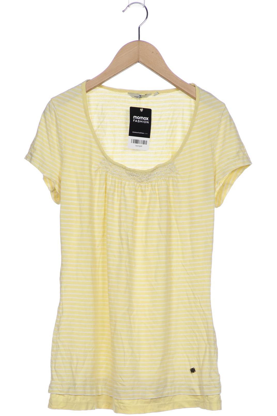 

Tom Tailor Damen T-Shirt, gelb, Gr. 38
