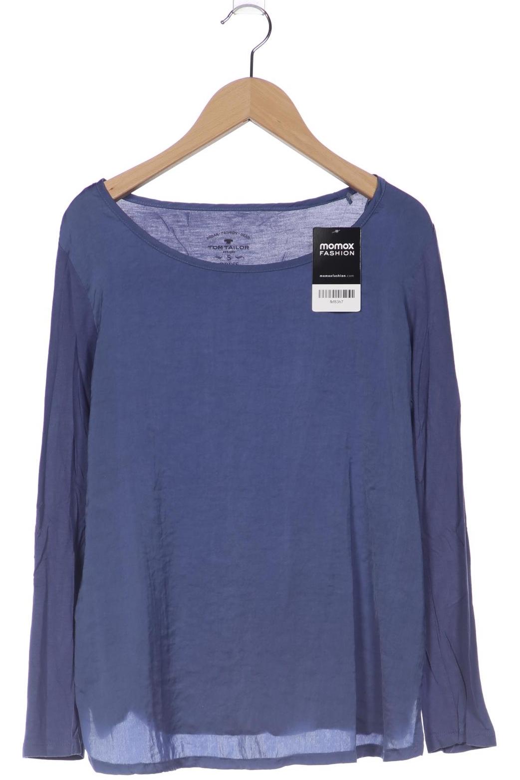 

Tom Tailor Damen Langarmshirt, blau, Gr. 36