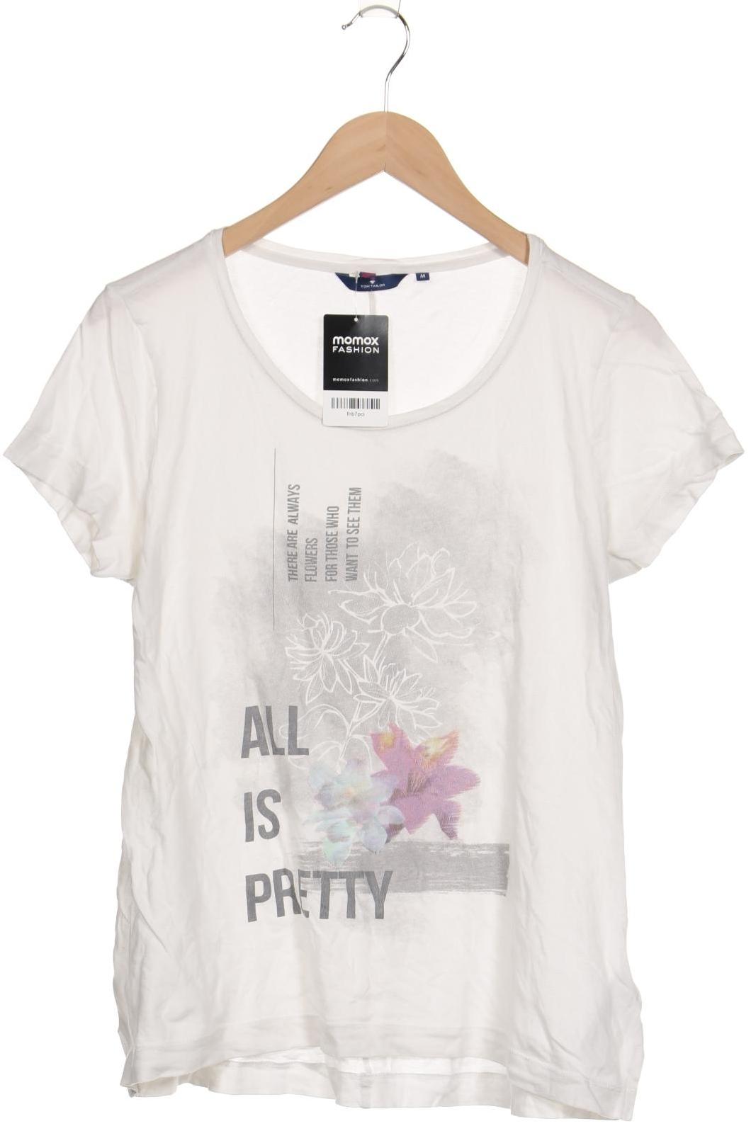 

Tom Tailor Damen T-Shirt, weiß, Gr. 38