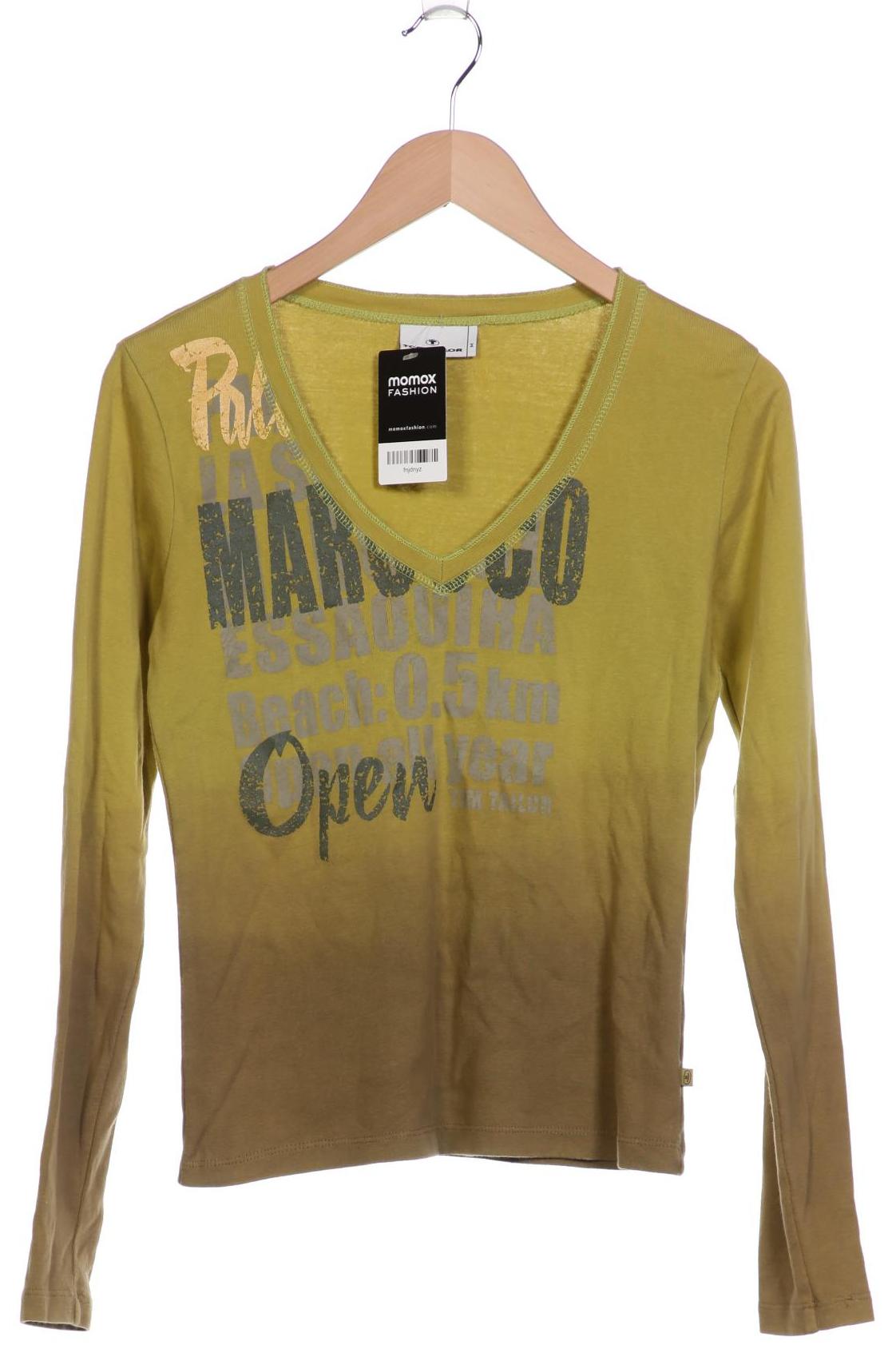 

Tom Tailor Damen Langarmshirt, grün, Gr. 38