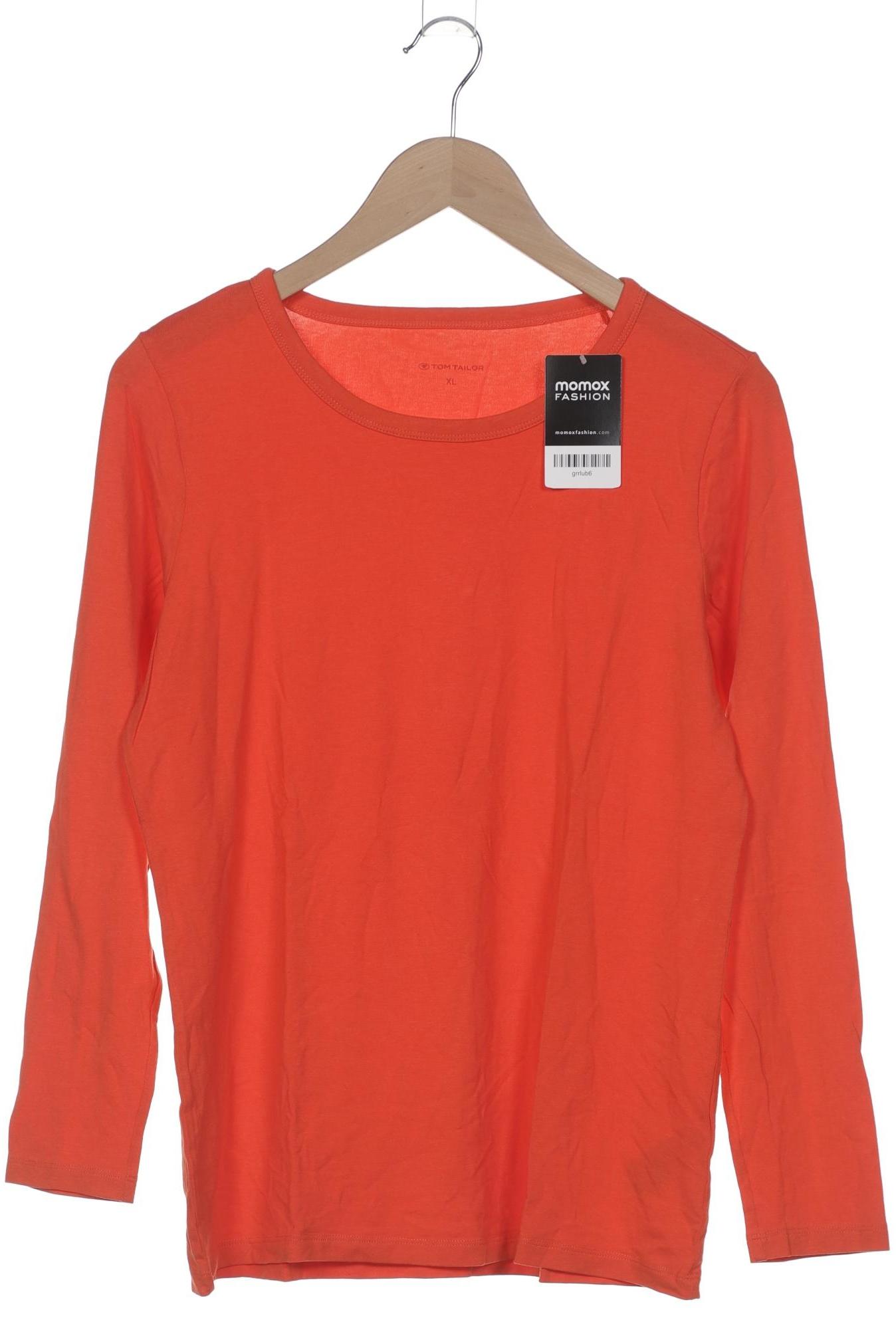 

Tom Tailor Damen Langarmshirt, orange, Gr. 44