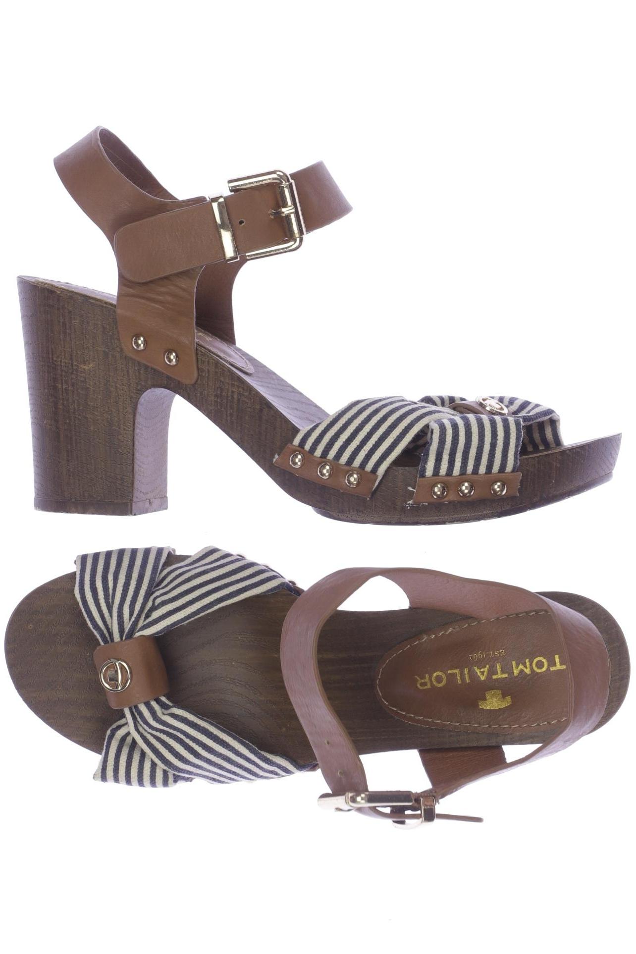 

Tom Tailor Damen Sandale, braun, Gr. 36