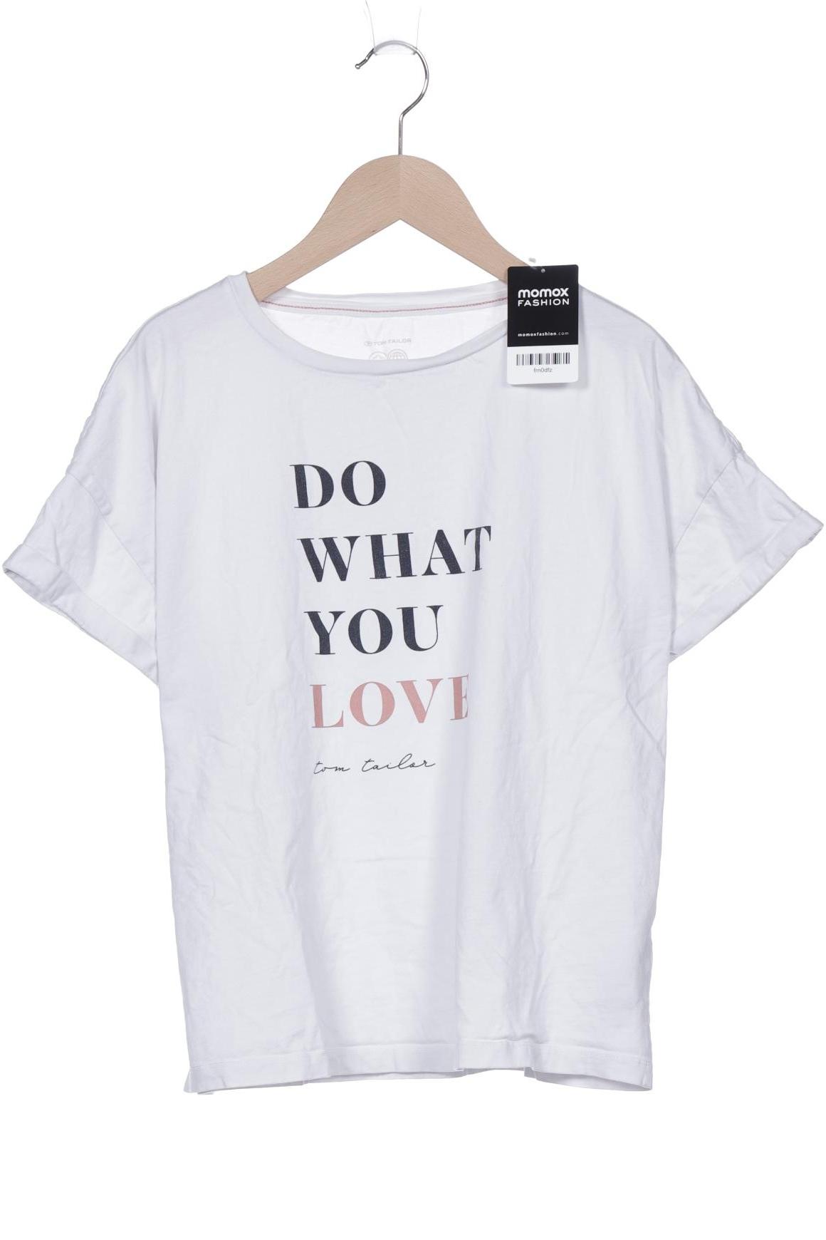 

Tom Tailor Damen T-Shirt, weiß, Gr. 38