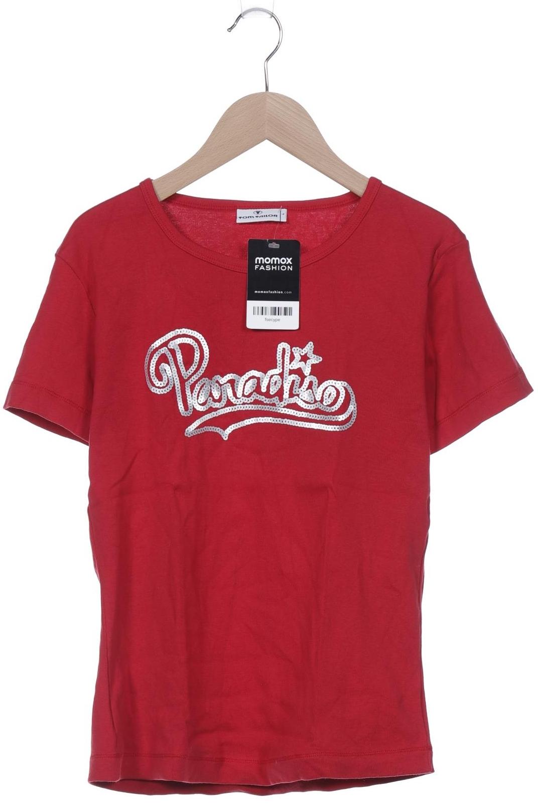 

Tom Tailor Damen T-Shirt, rot, Gr. 42