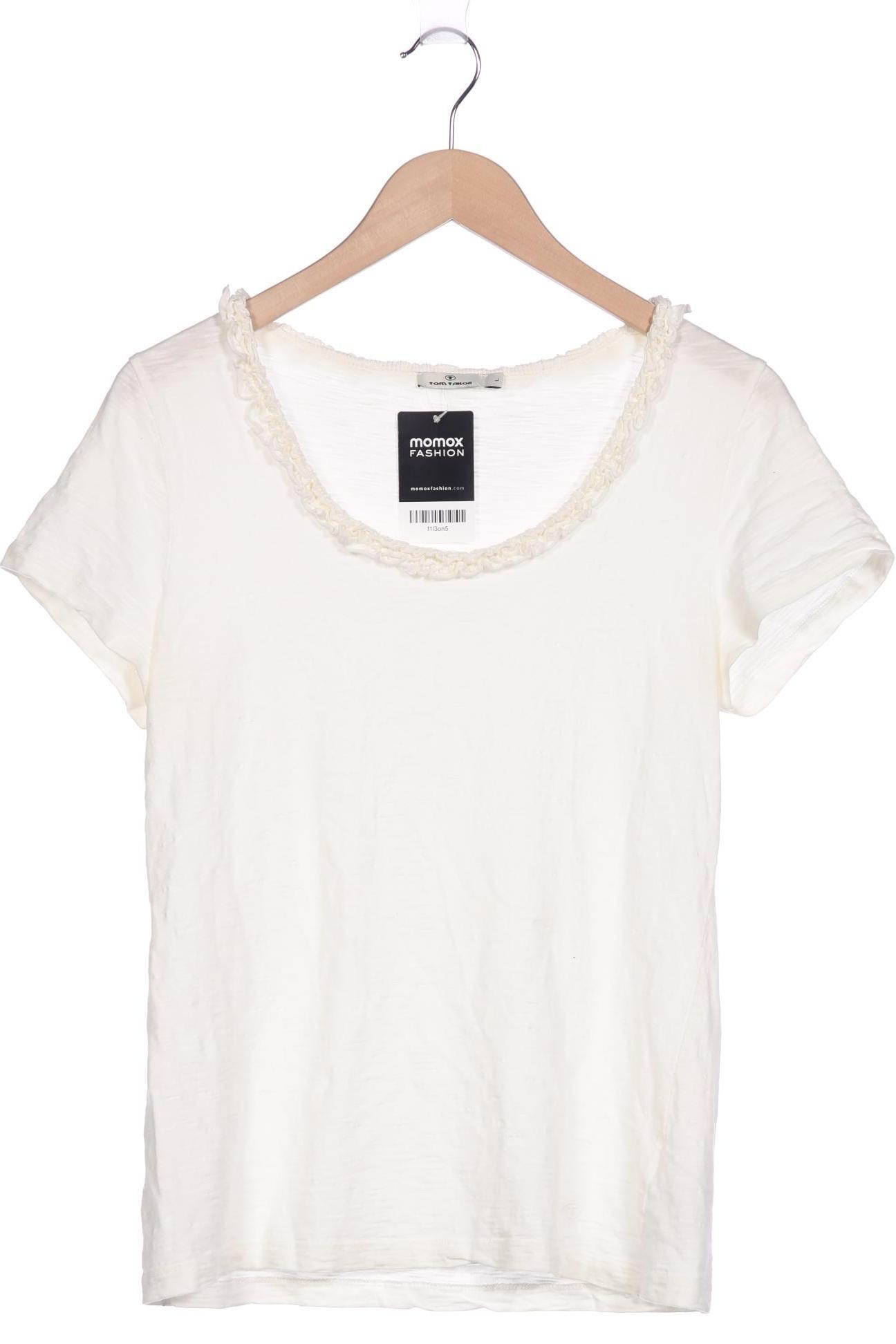 

Tom Tailor Damen T-Shirt, cremeweiß, Gr. 42