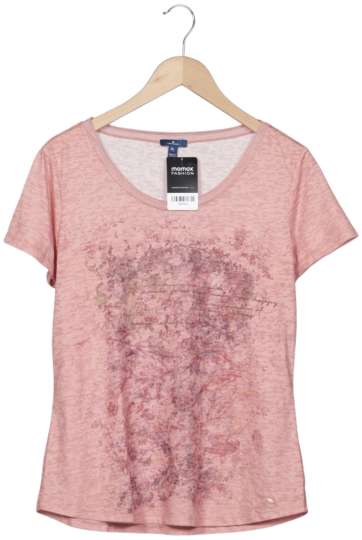 

Tom Tailor Damen T-Shirt, orange, Gr. 44