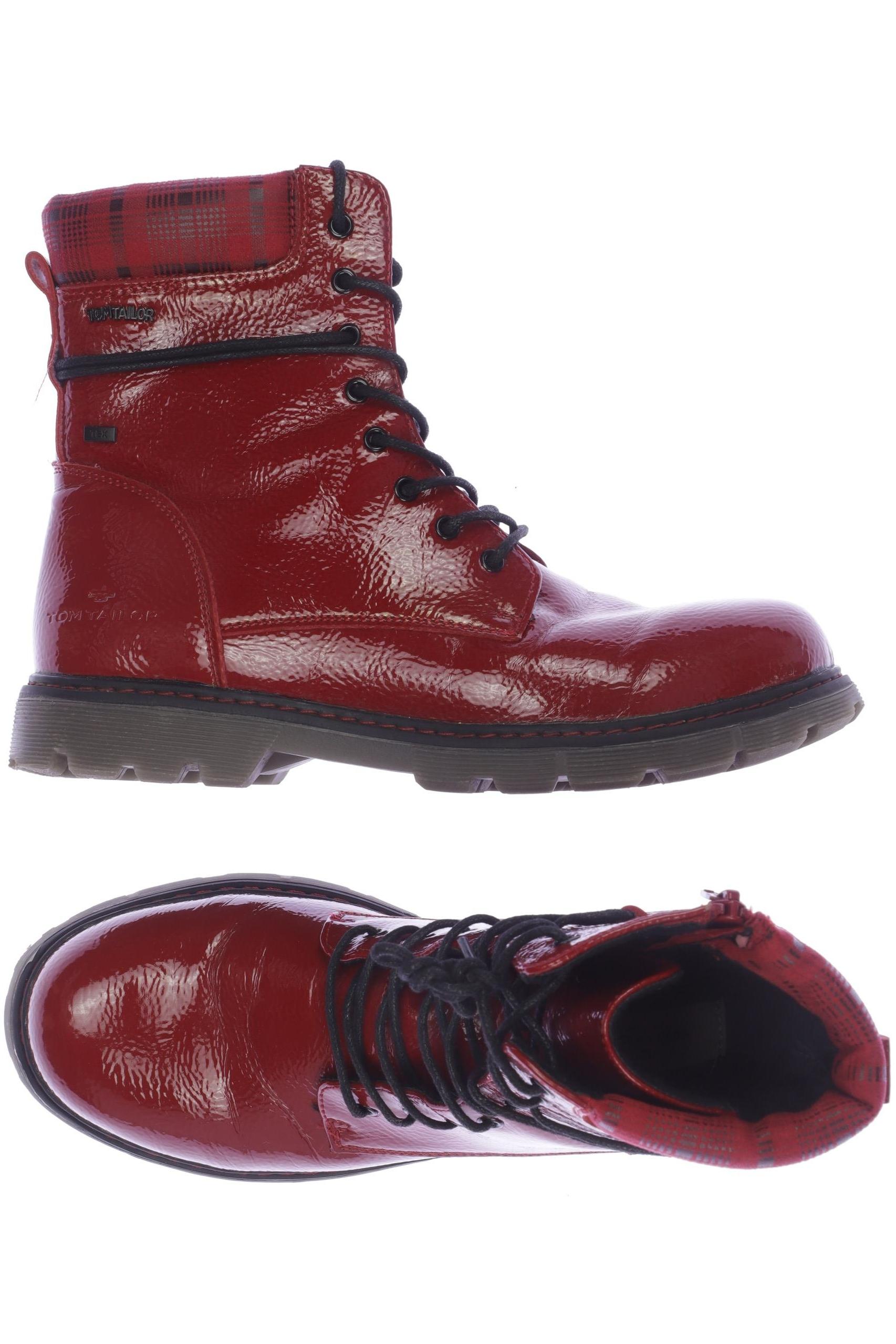 

Tom Tailor Damen Stiefelette, rot, Gr. 38