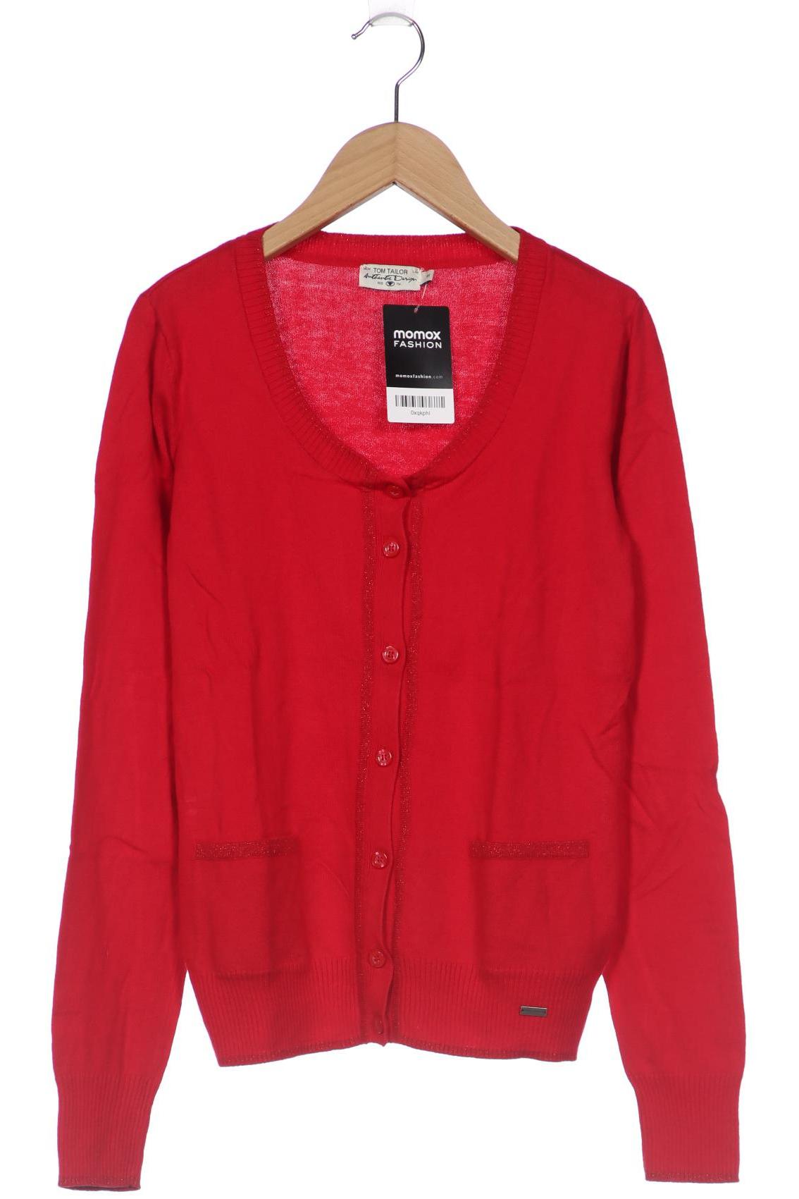 

Tom Tailor Damen Strickjacke, rot, Gr. 36