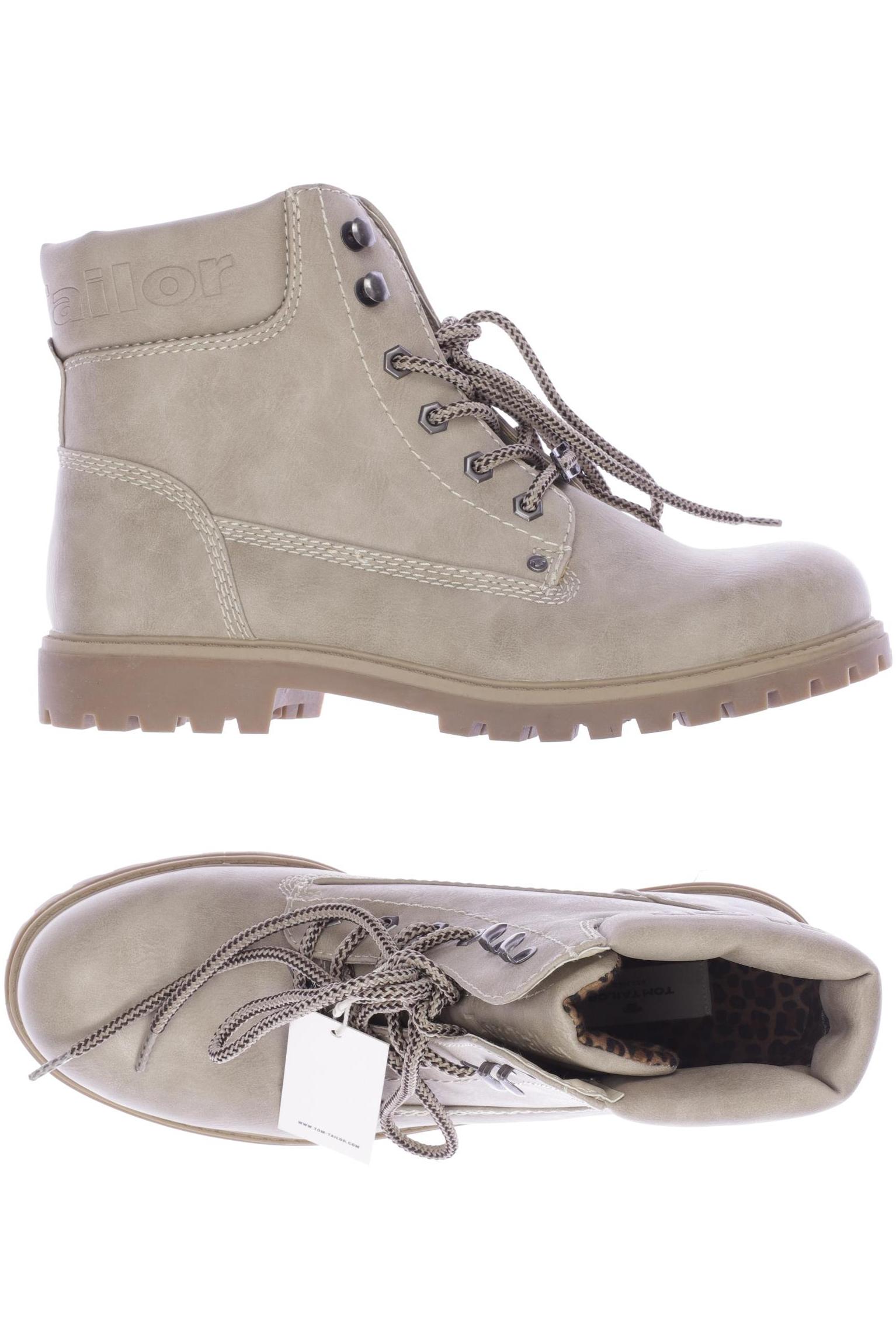 

Tom Tailor Damen Stiefelette, beige, Gr. 42