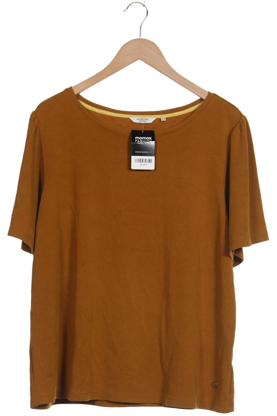 

Tom Tailor Damen T-Shirt, braun, Gr. 44