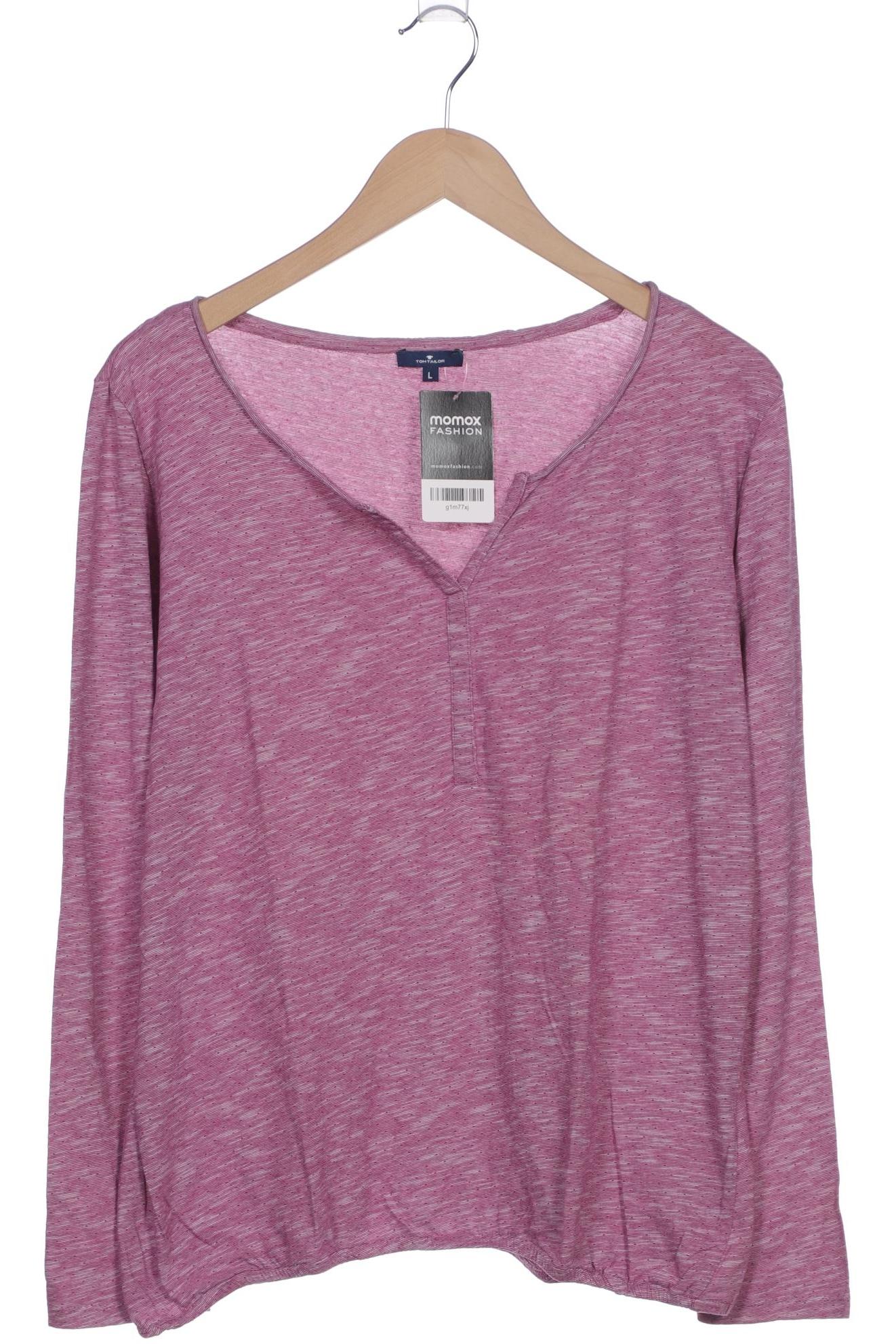 

Tom Tailor Damen Langarmshirt, flieder, Gr. 42