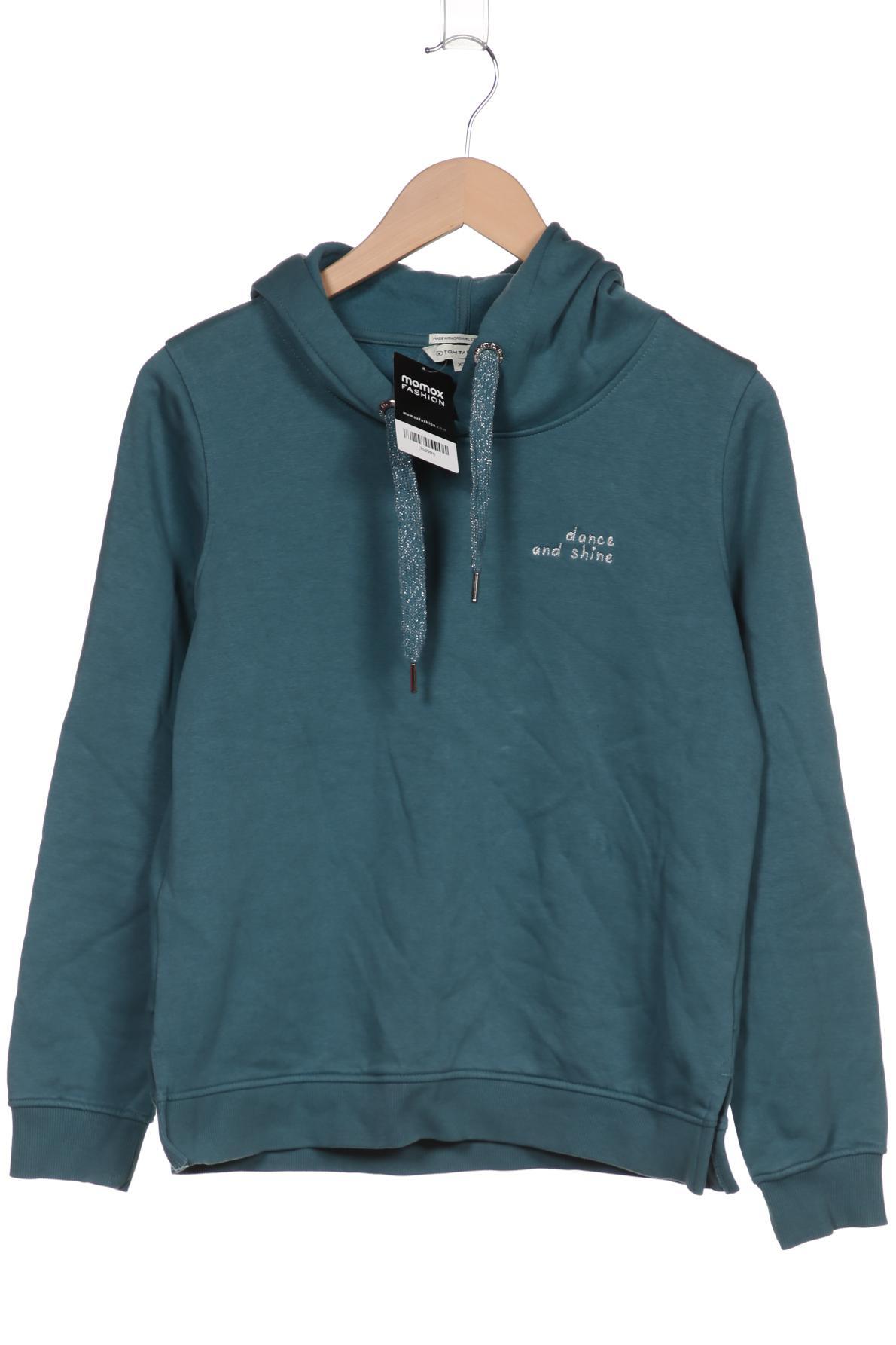 

Tom Tailor Damen Kapuzenpullover, türkis, Gr. 34
