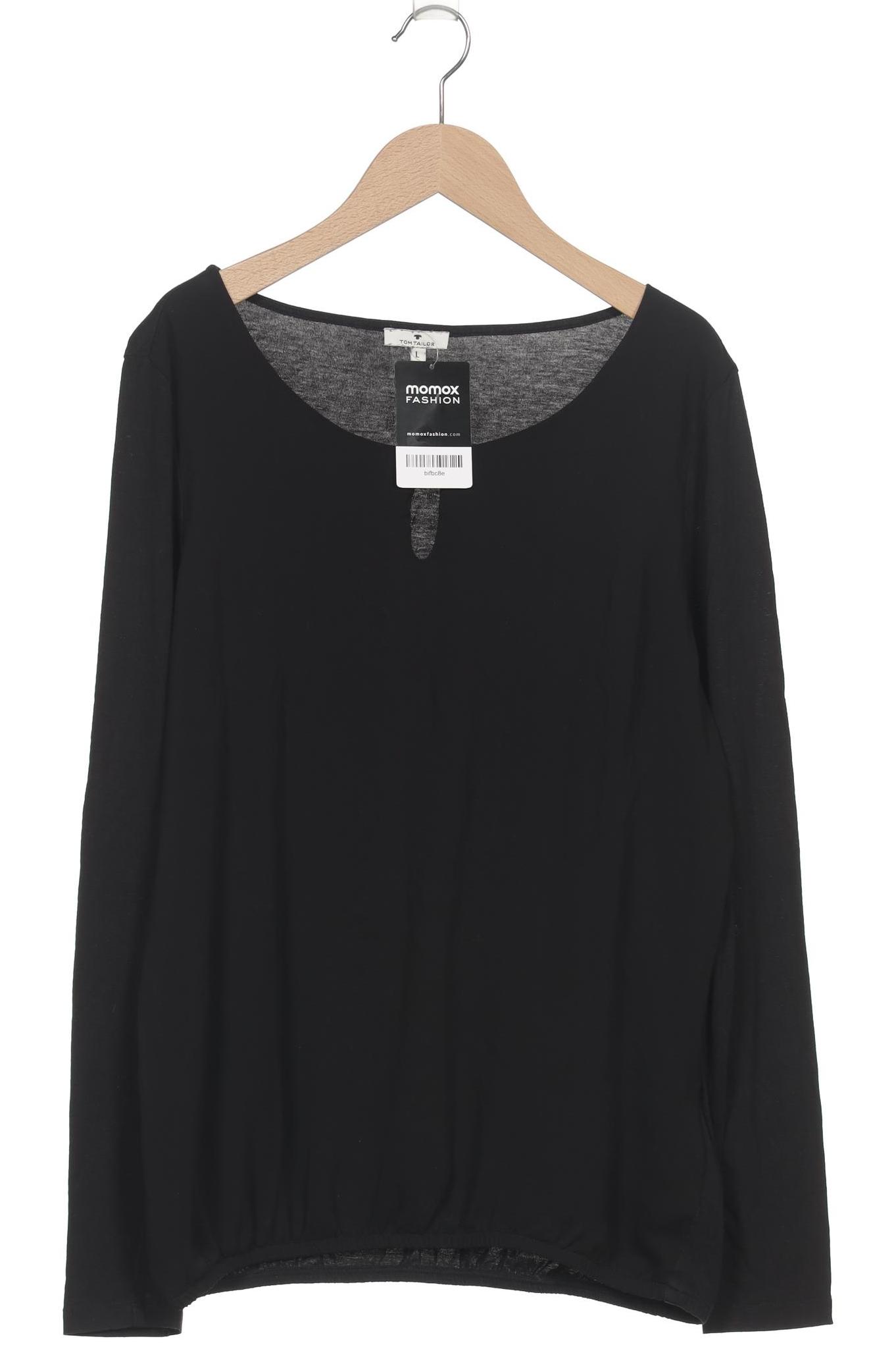 

Tom Tailor Damen Langarmshirt, schwarz, Gr. 42