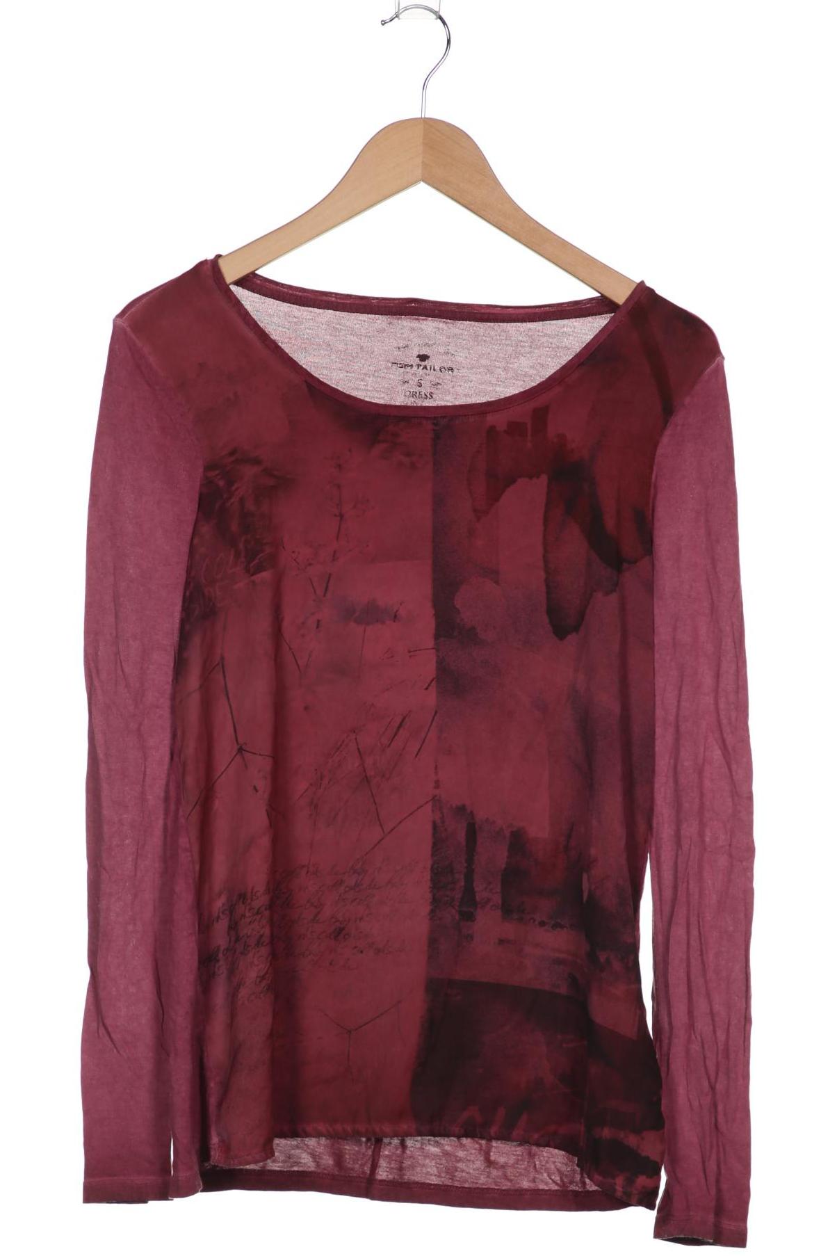 

Tom Tailor Damen Langarmshirt, bordeaux