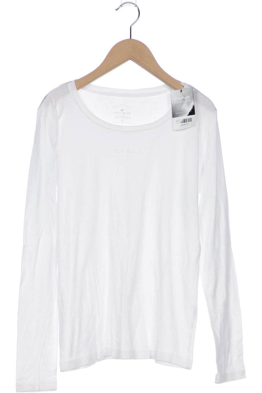 

Tom Tailor Damen Langarmshirt, weiß, Gr. 38