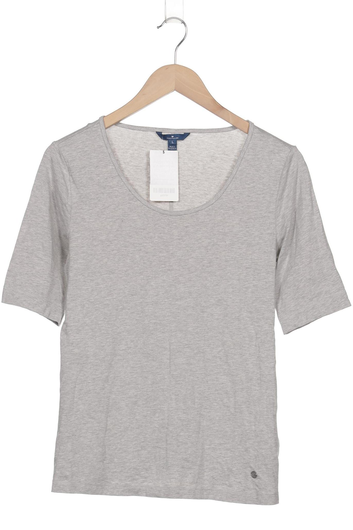 

Tom Tailor Damen T-Shirt, grau, Gr. 42