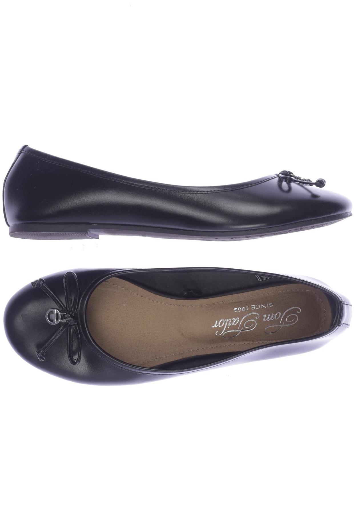 

Tom Tailor Damen Ballerinas, schwarz
