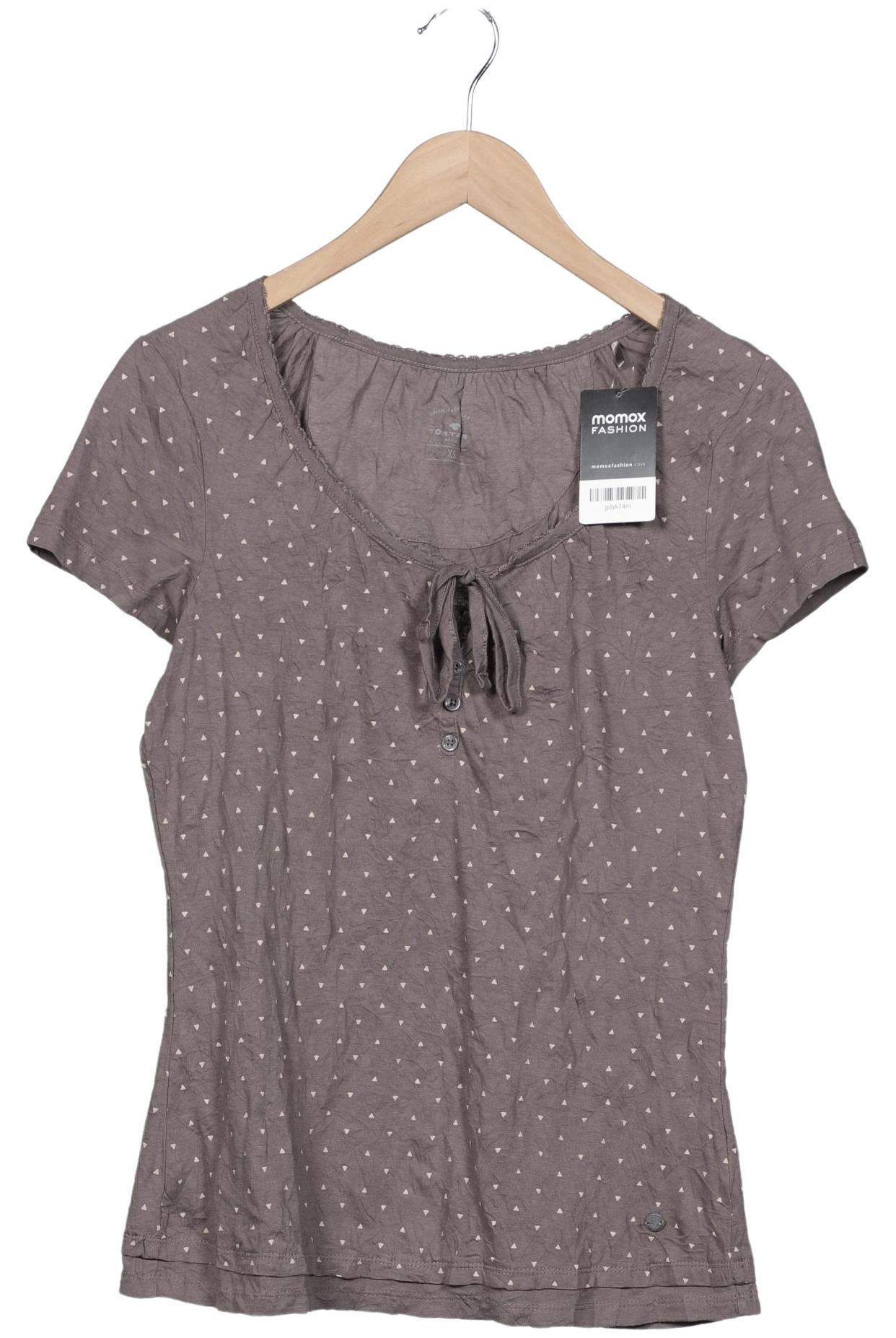 

Tom Tailor Damen T-Shirt, grau, Gr. 34