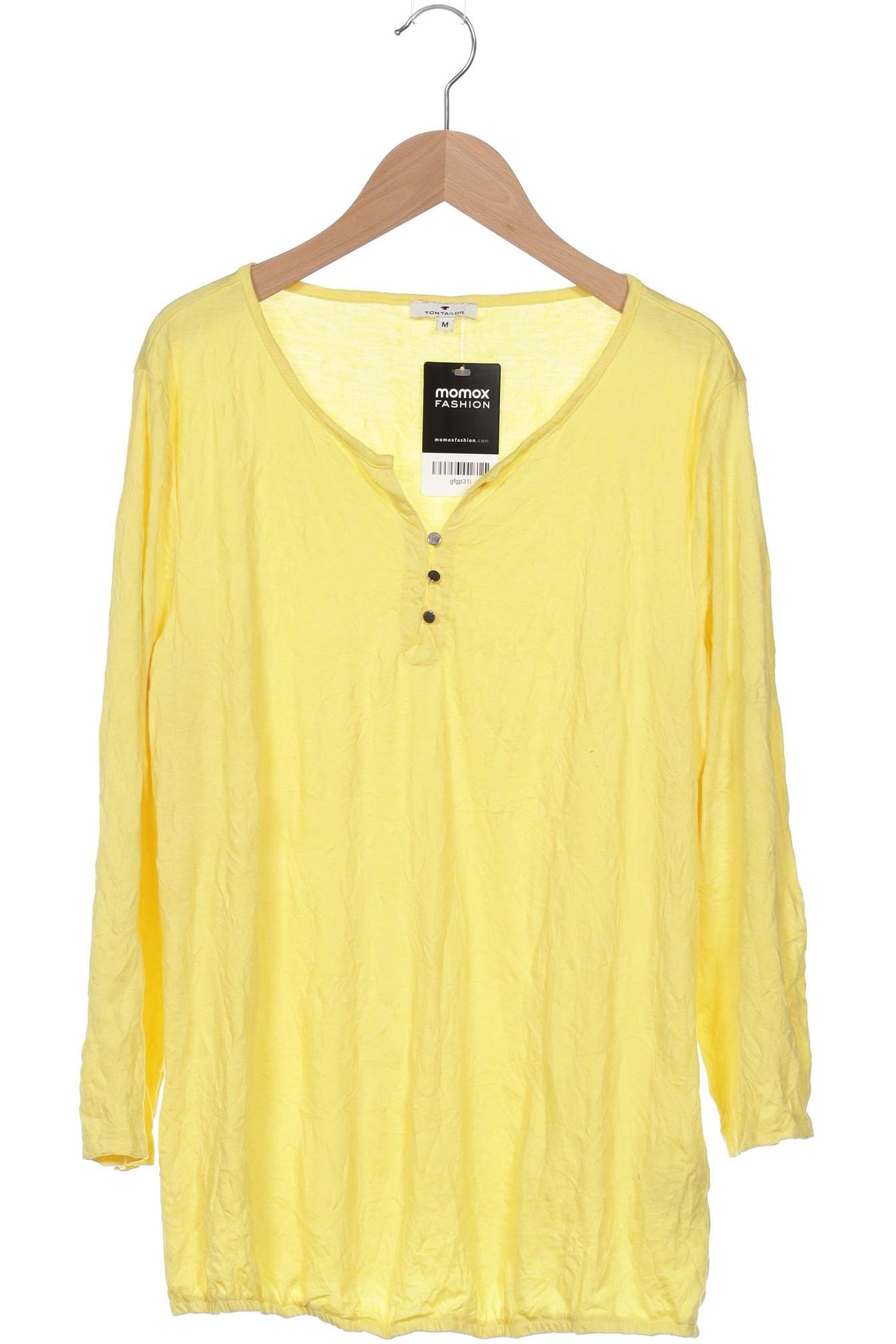

Tom Tailor Damen Langarmshirt, gelb, Gr. 38