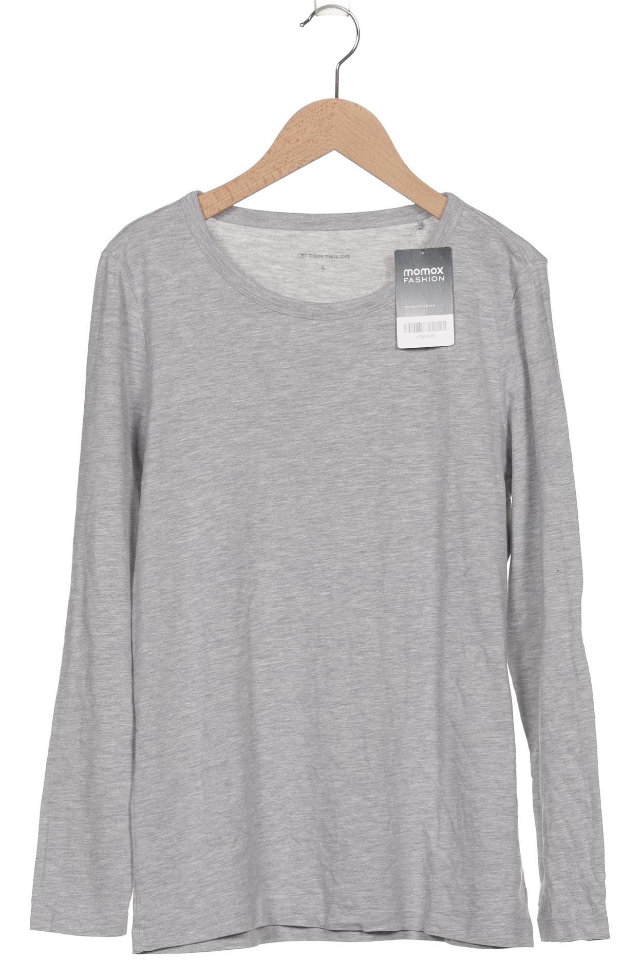 

Tom Tailor Damen Langarmshirt, grau, Gr. 42