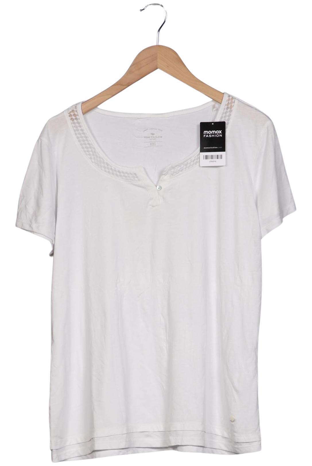 

Tom Tailor Damen T-Shirt, weiß, Gr. 46