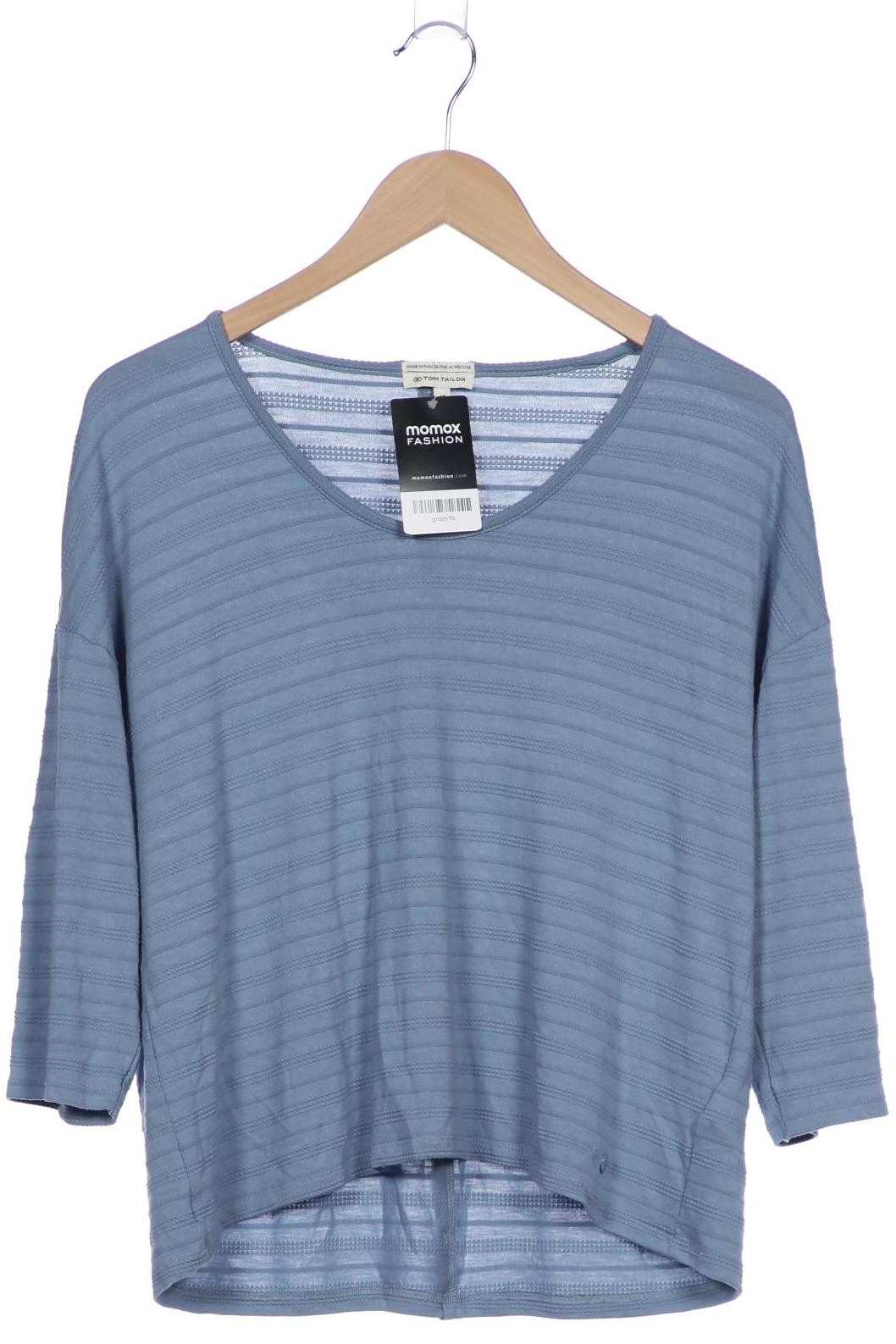 

Tom Tailor Damen Langarmshirt, blau, Gr. 38