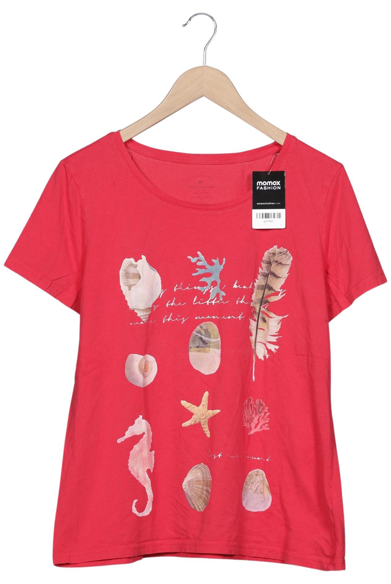 

Tom Tailor Damen T-Shirt, rot, Gr. 44