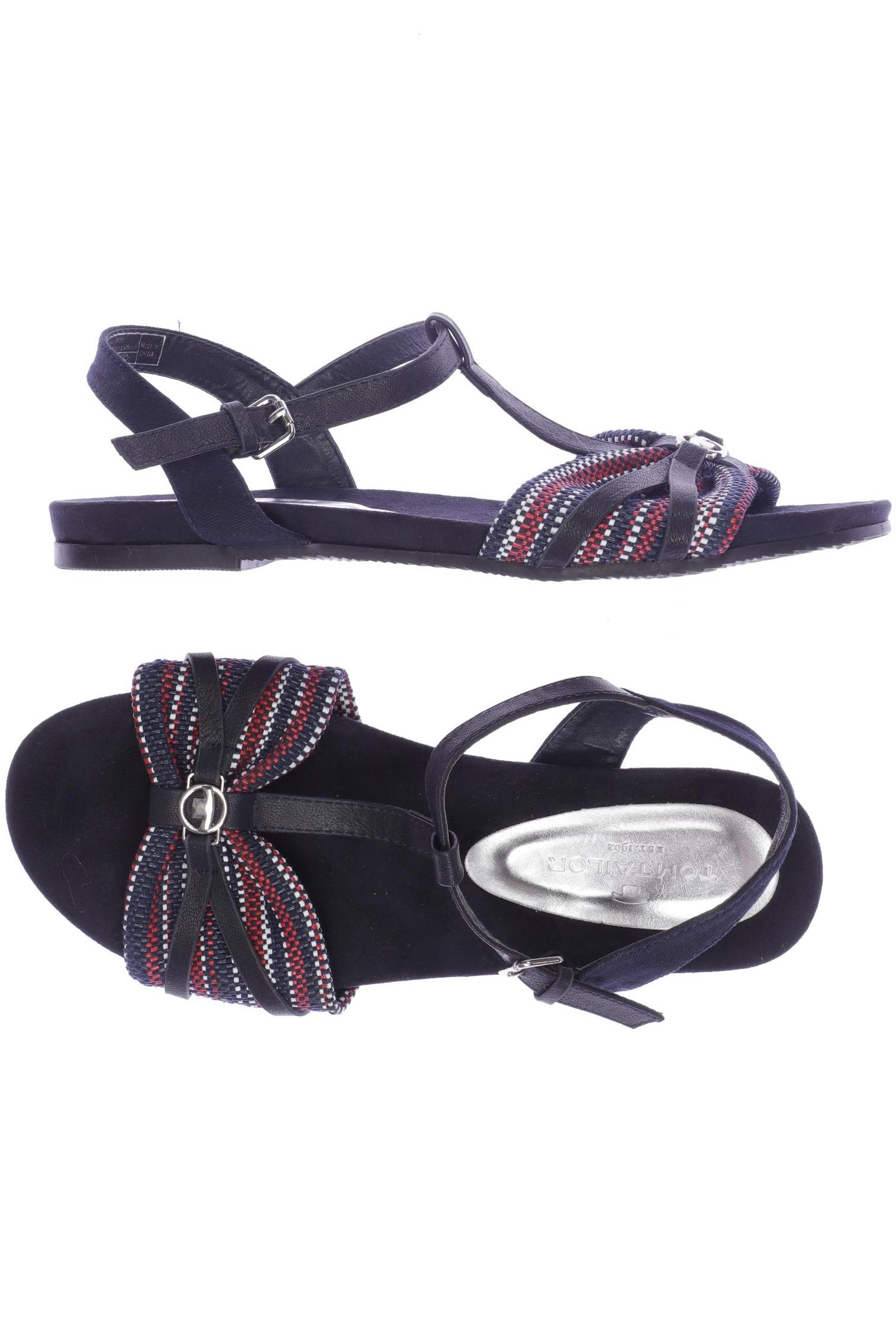 

Tom Tailor Damen Sandale, marineblau, Gr. 40