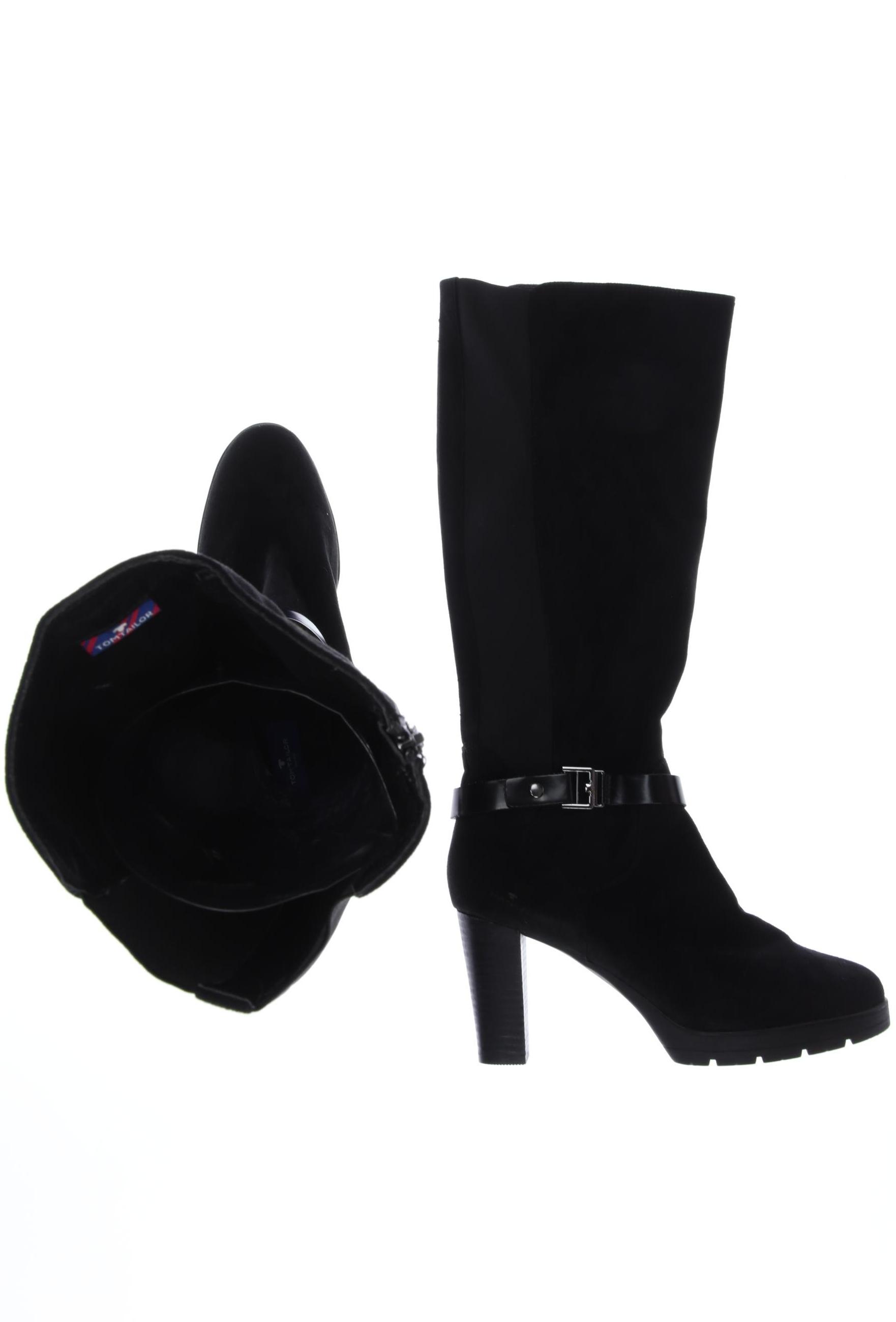 

Tom Tailor Damen Stiefel, schwarz, Gr. 42