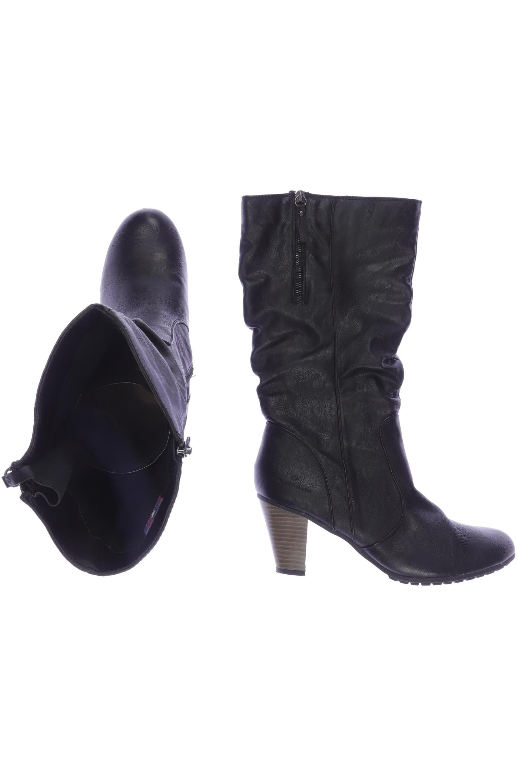 

Tom Tailor Damen Stiefel, schwarz